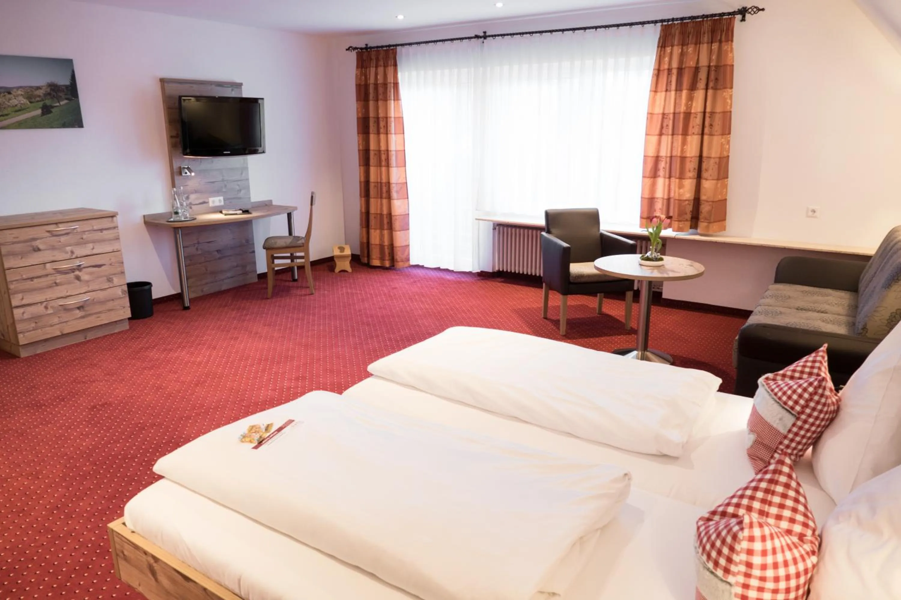 Decorative detail, Bed in Höhenhotel & Restaurant Kalikutt