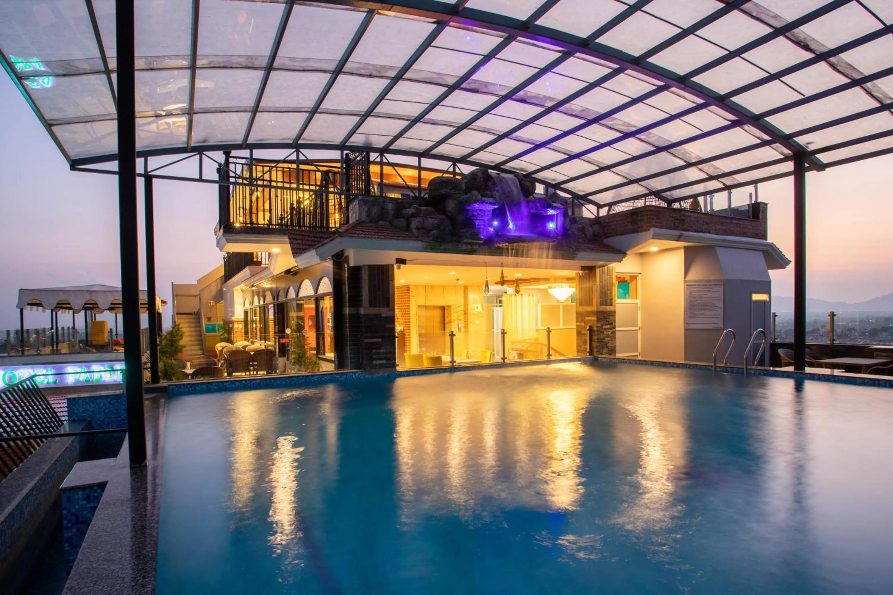 Swimming pool in Hotel Pabera Heritage Boutique