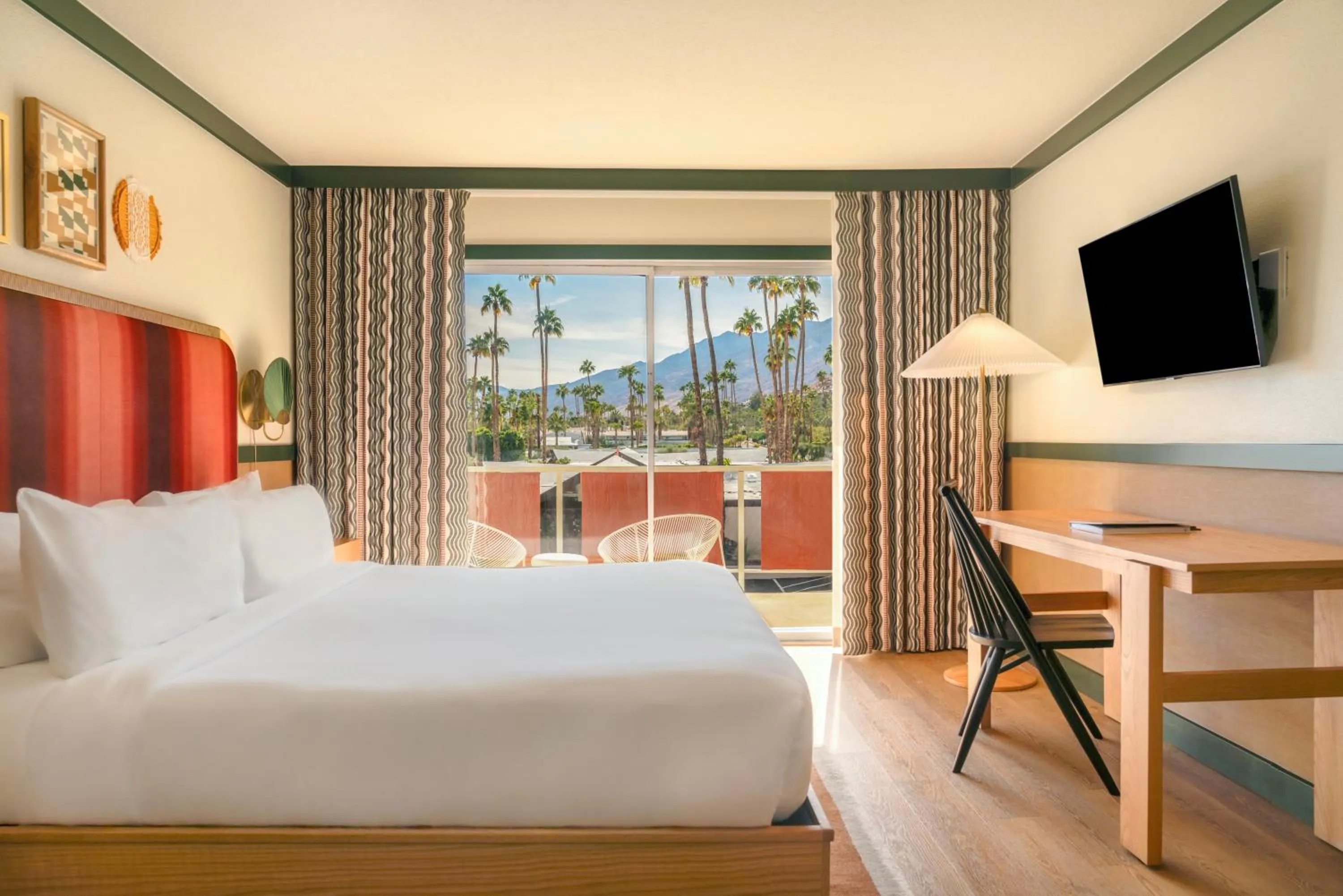 Bed in Life House, Palm Springs