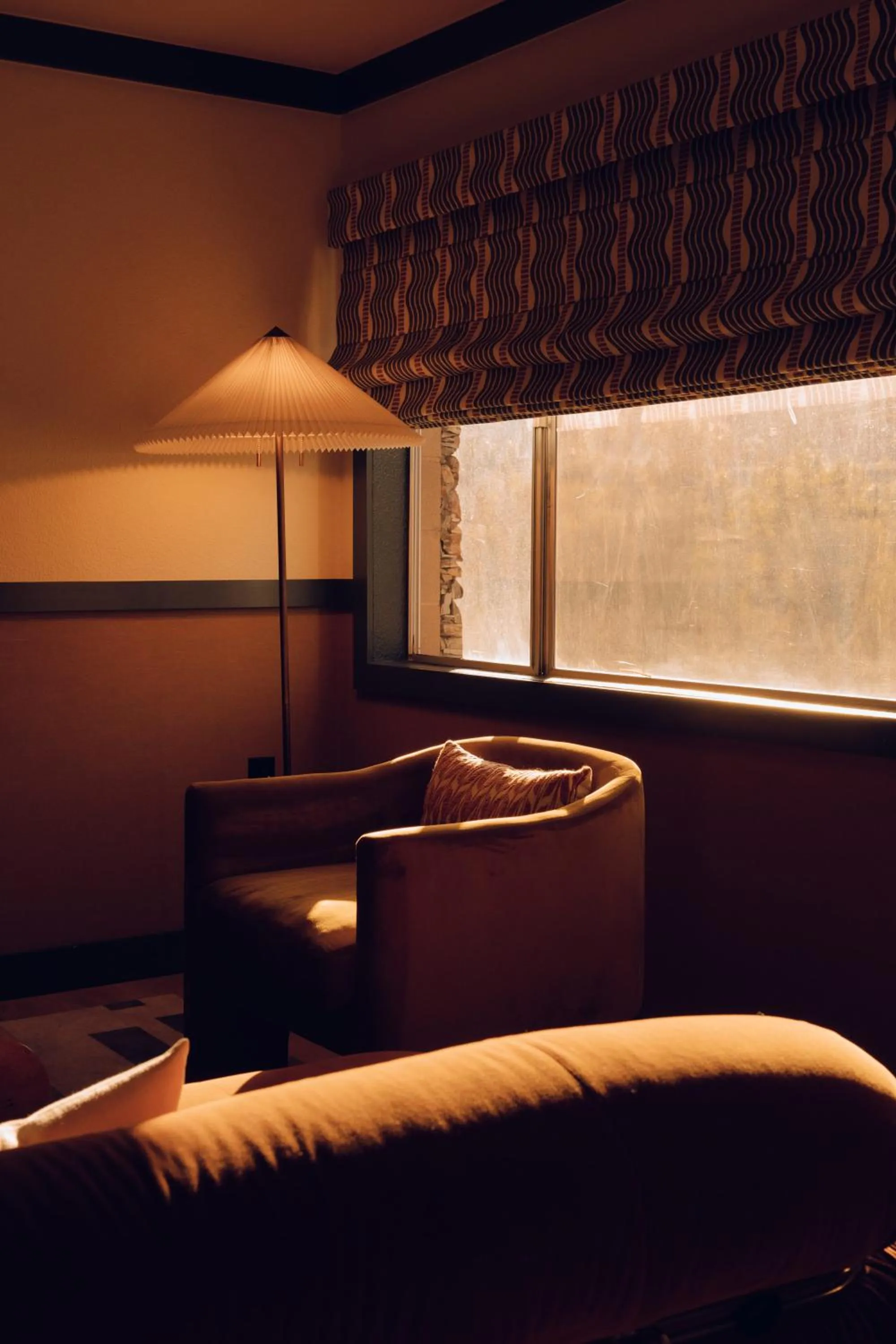 Seating area in Life House, Palm Springs
