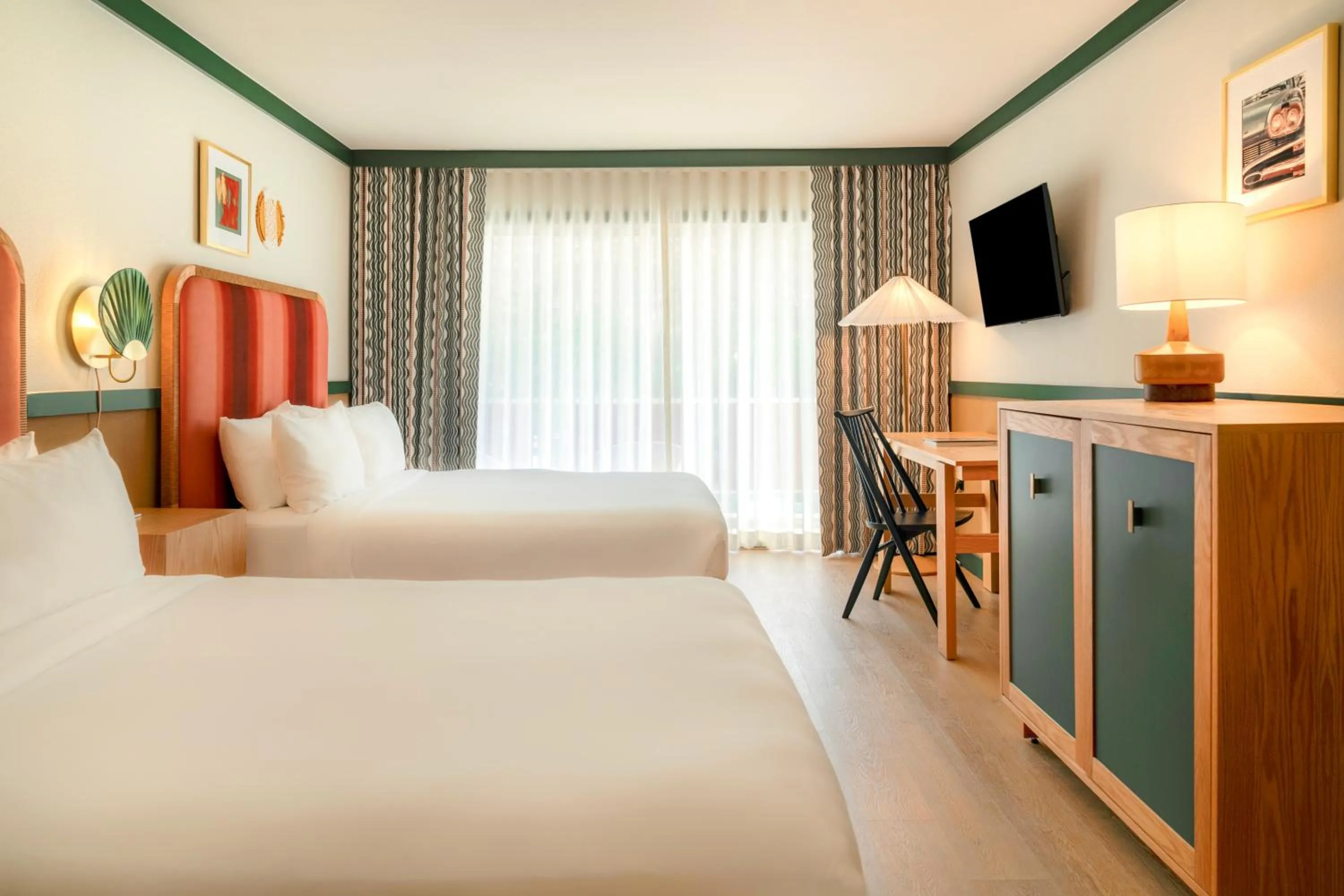 Bed in Life House, Palm Springs