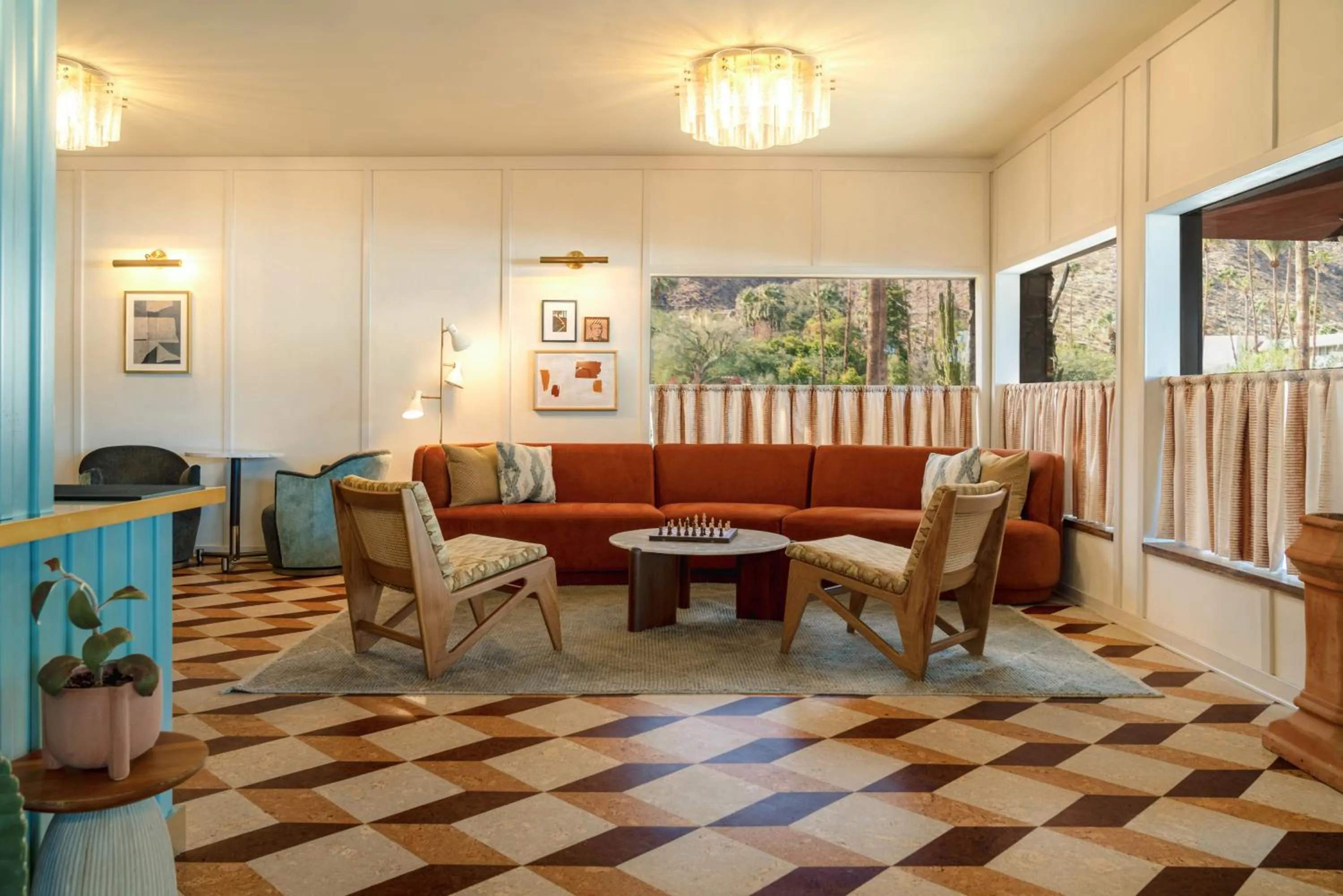 Lobby or reception in Life House, Palm Springs