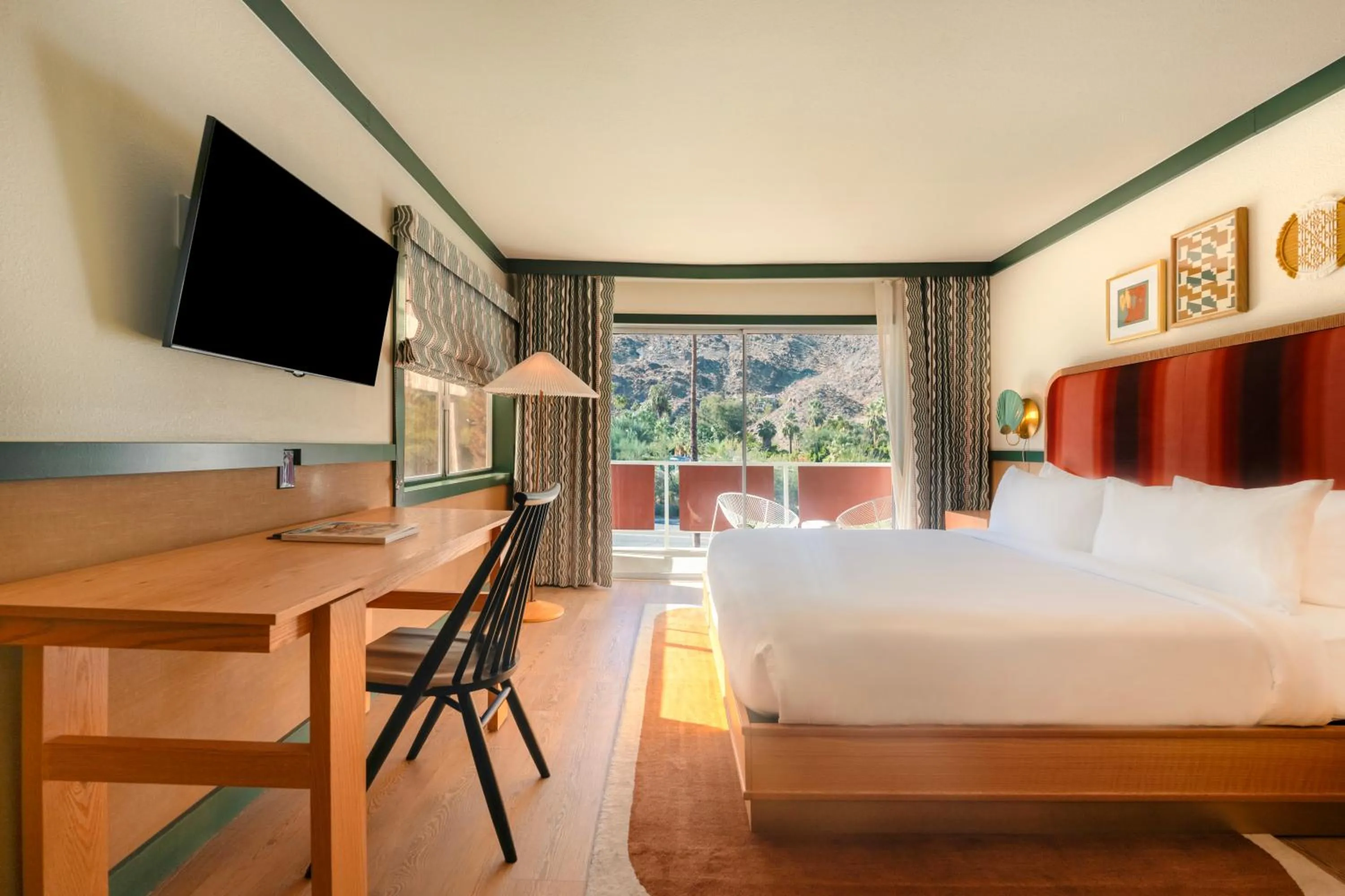 Bed in Life House, Palm Springs