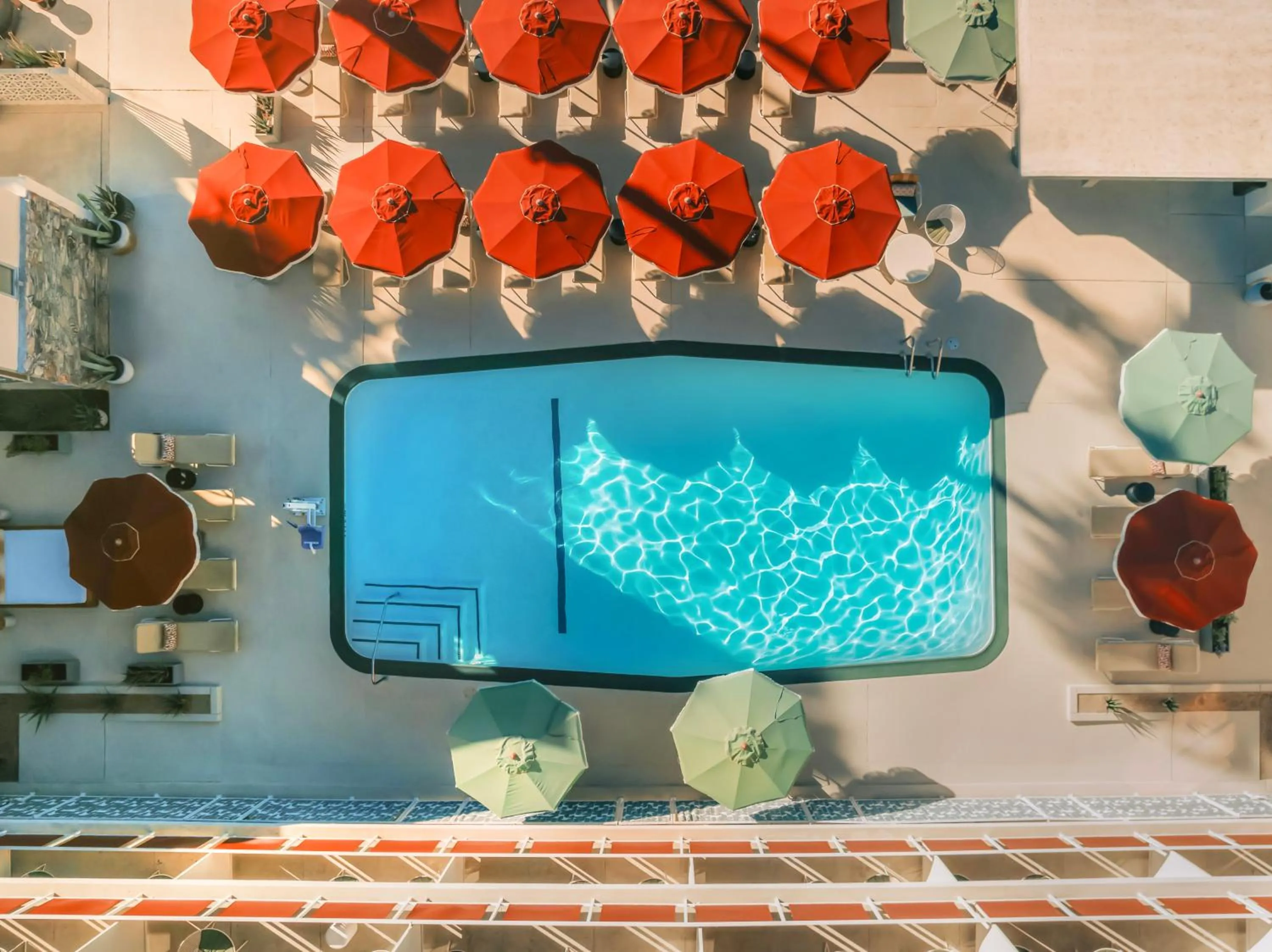 Pool view in Life House, Palm Springs