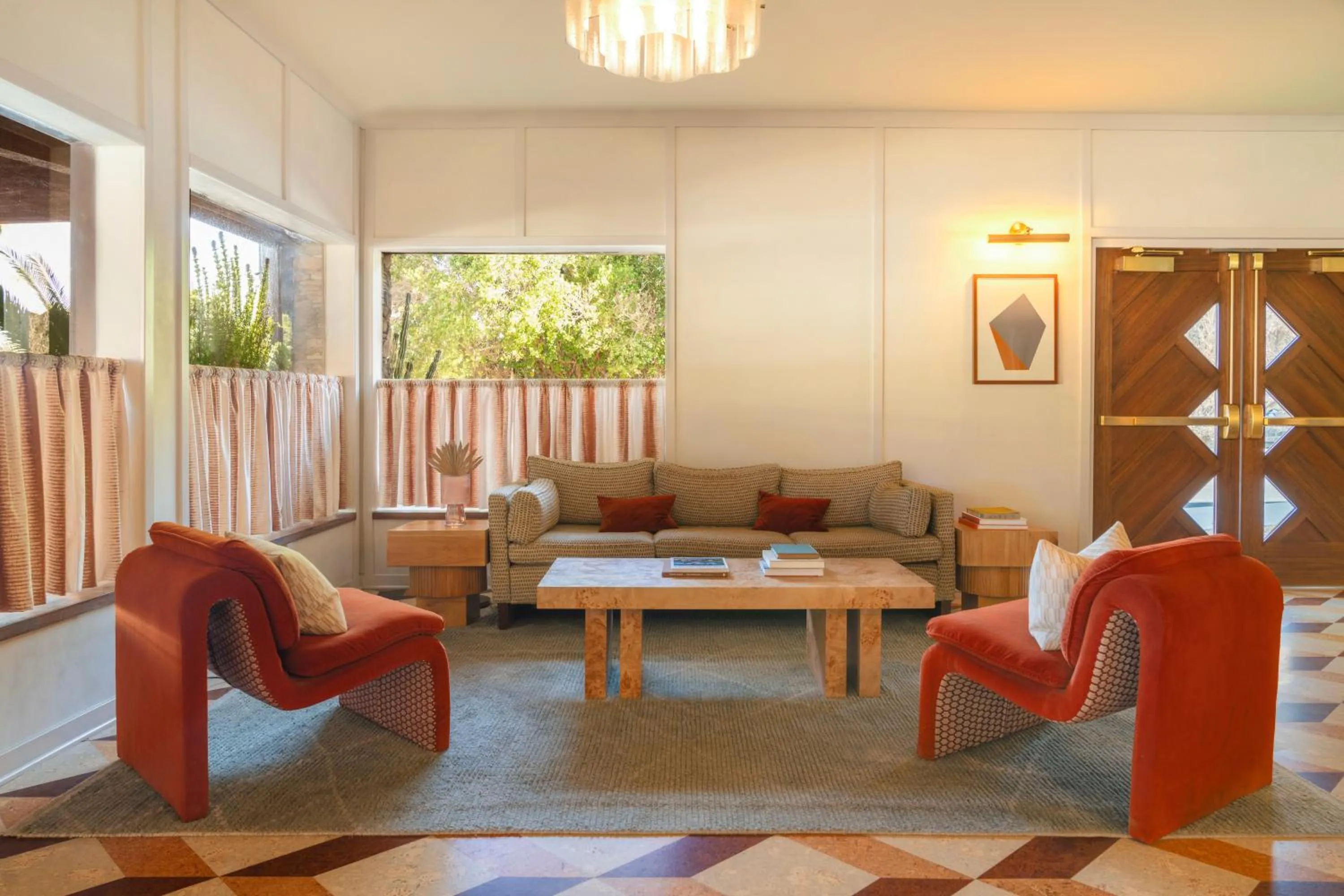 Lobby or reception in Life House, Palm Springs