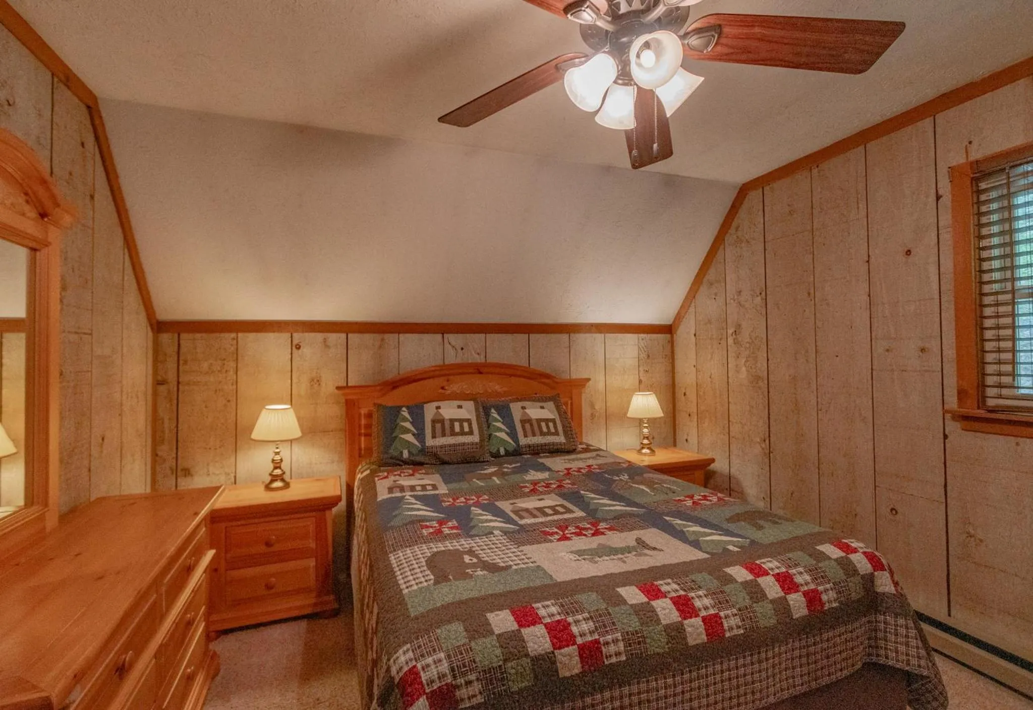 Bed in Swiss Mountain Village