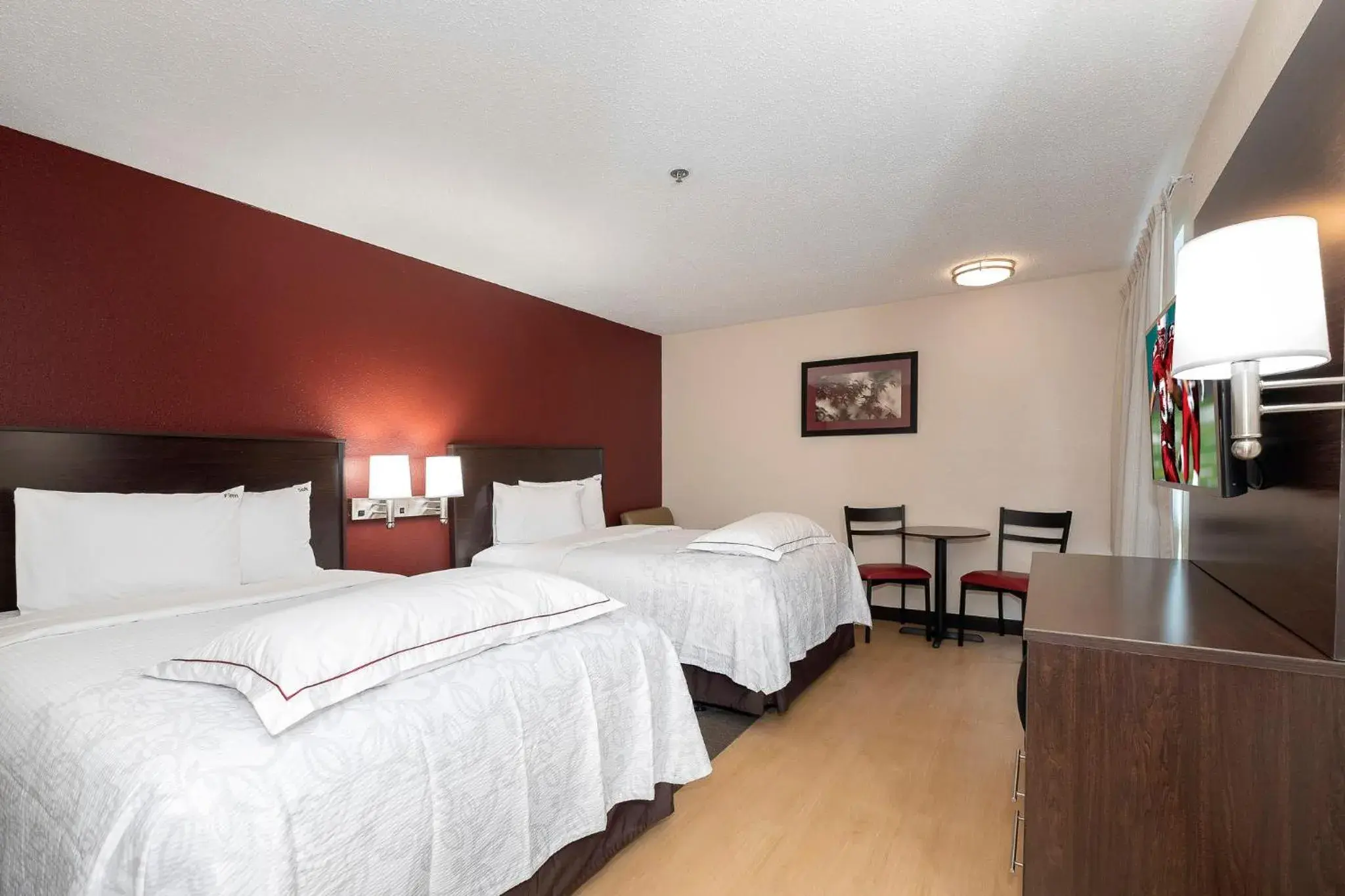 Premium Room with Two Double Beds Smoke Free (Upgraded Bedding and Snack Box) - single occupancy in Red Roof Inn PLUS+ Austin South Premium Room with Two Double Beds Smoke Free (Upgraded Bedding and Snack Box) - single occupancy in Red Roof Inn PLUS+ Austin South