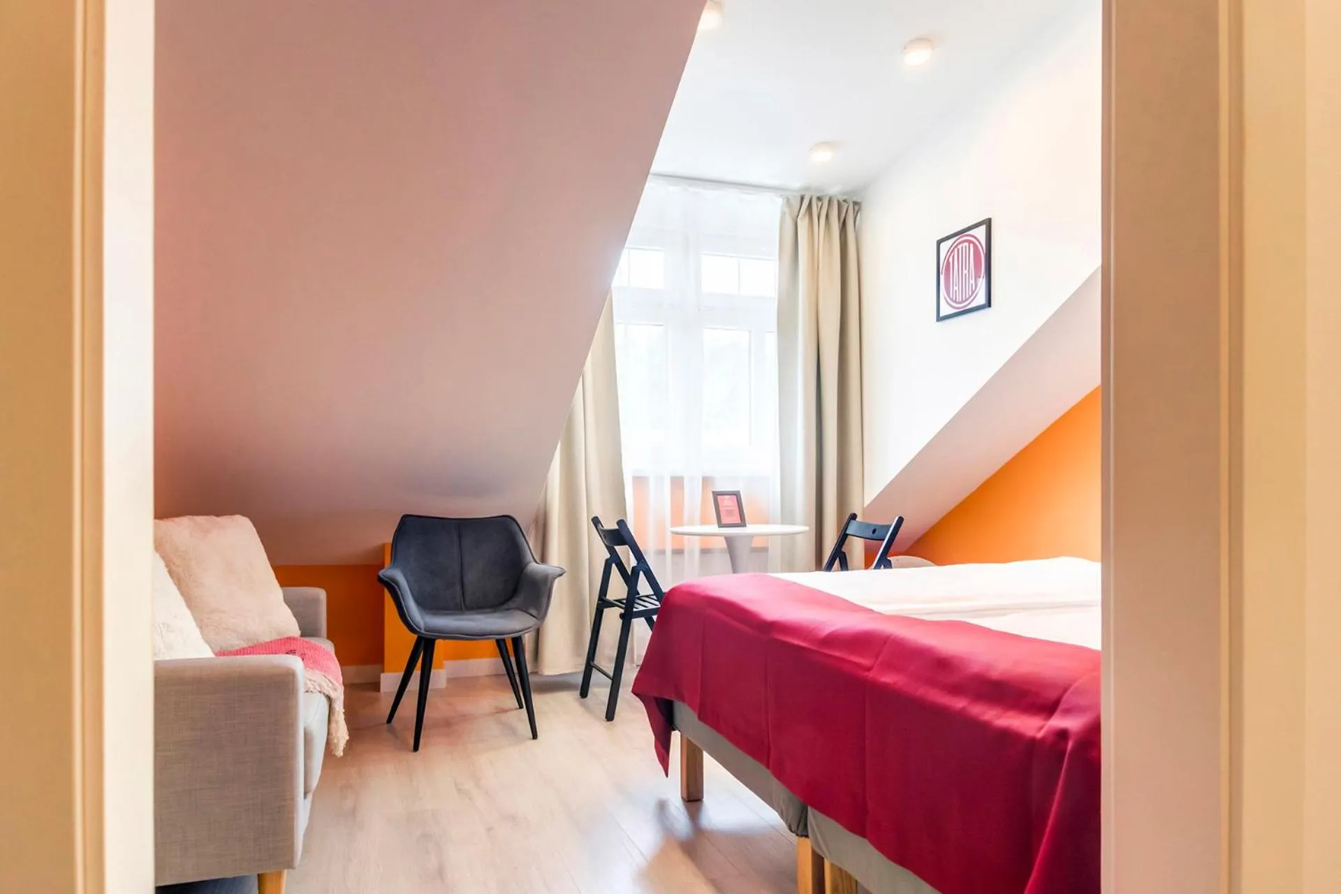 Bedroom, Bed in Revelton Studios Prague