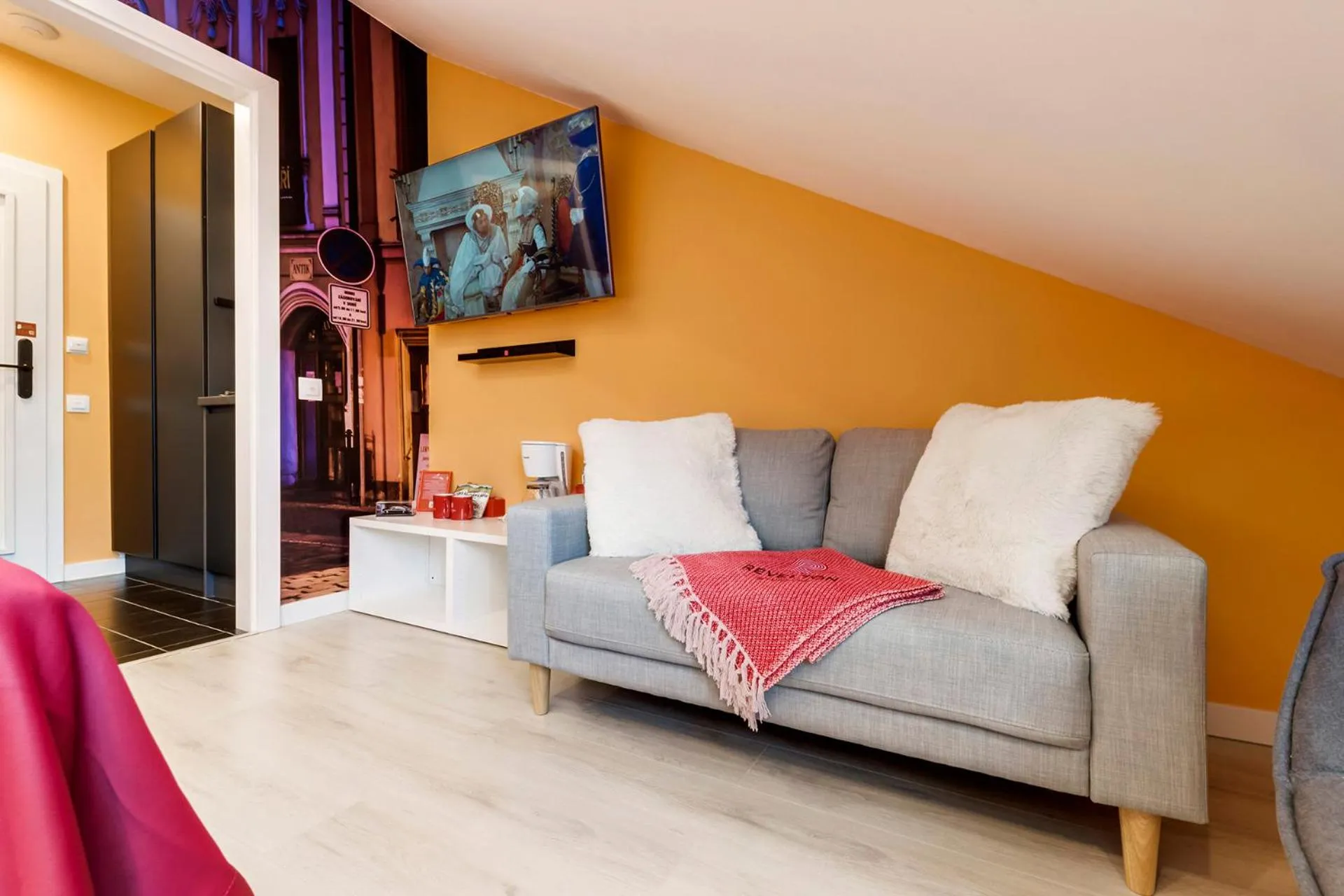 Seating area in Revelton Studios Prague