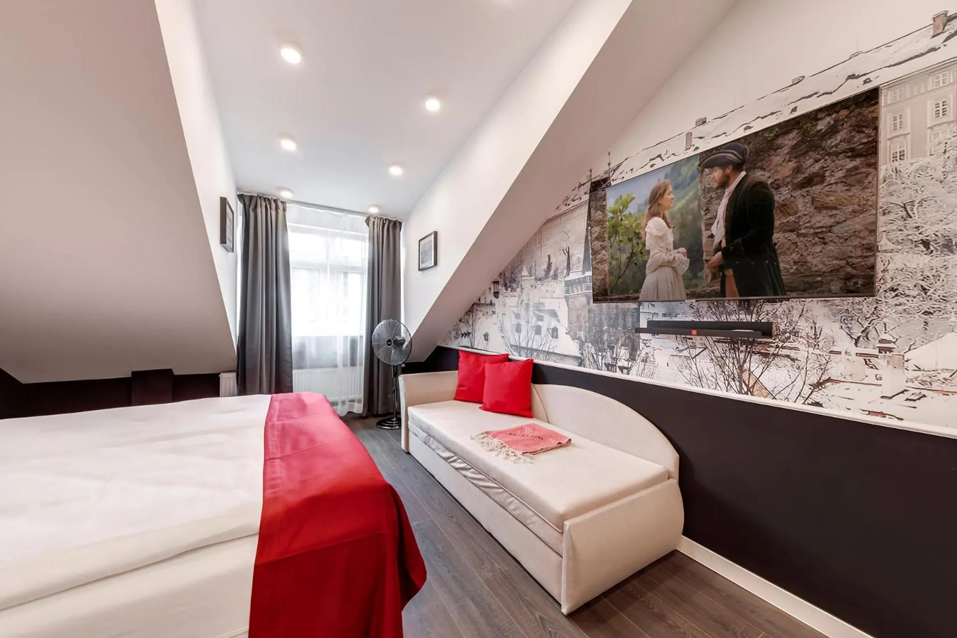 TV and multimedia, Bed in Revelton Studios Prague