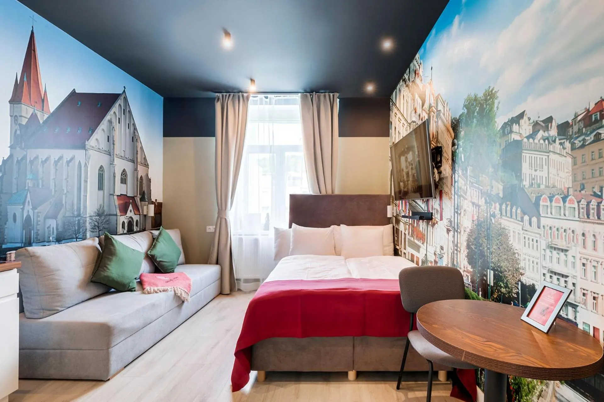 Photo of the whole room, Bed in Revelton Studios Prague