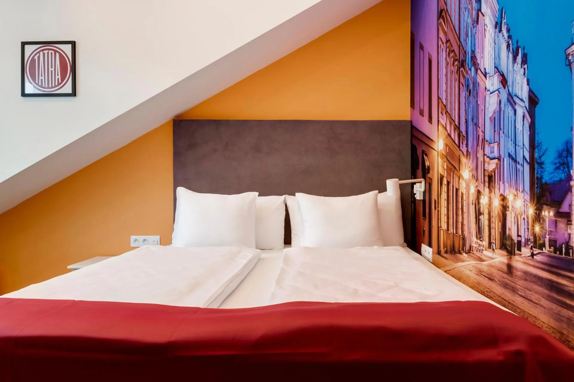 Bed in Revelton Studios Prague