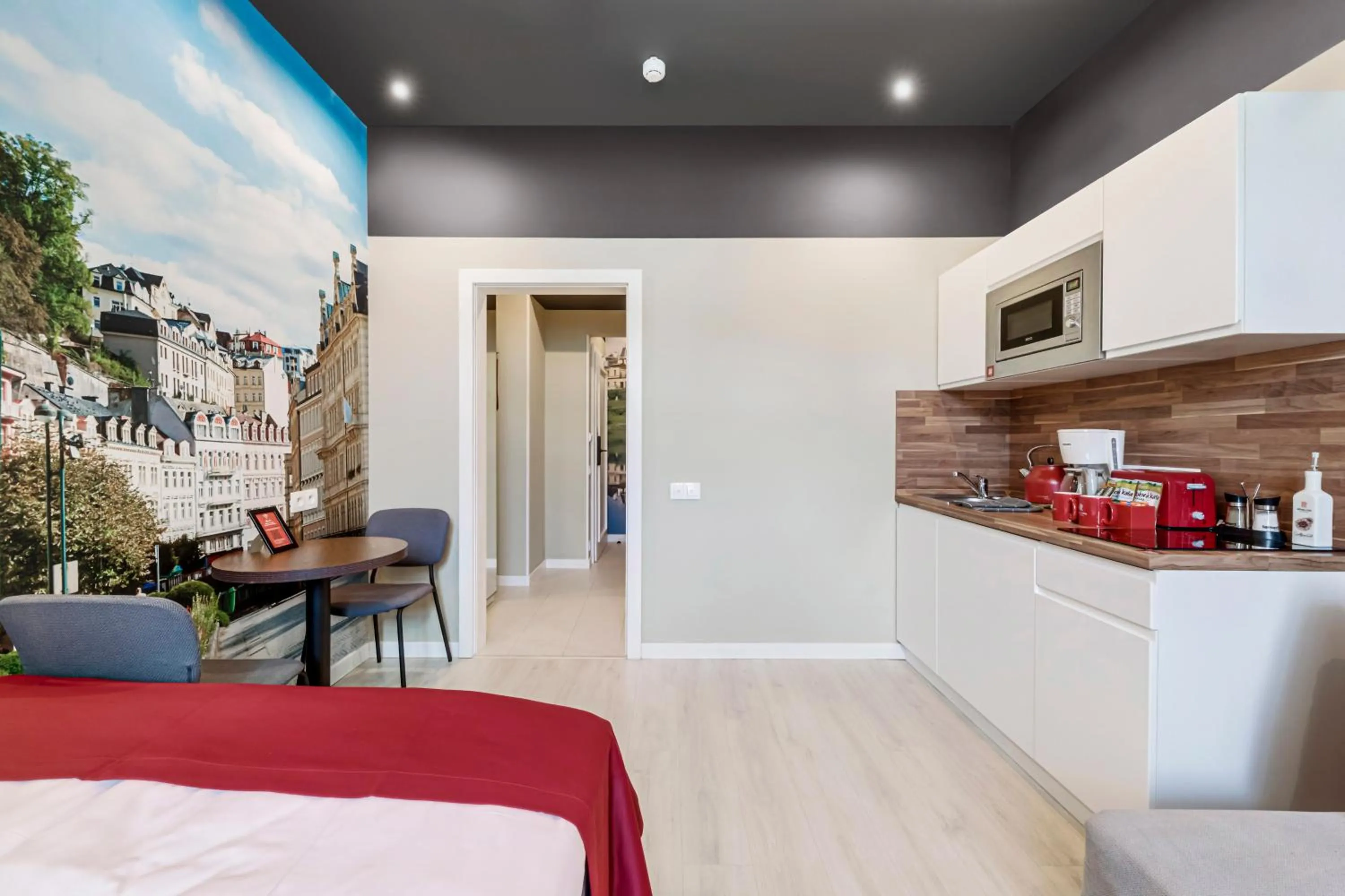 Photo of the whole room, Bed in Revelton Studios Prague