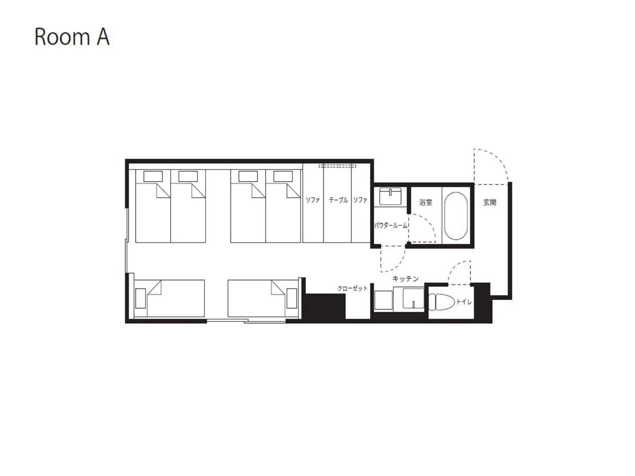 Rakuten STAY Naha Yachimun Street - standard 6 Bed Room
