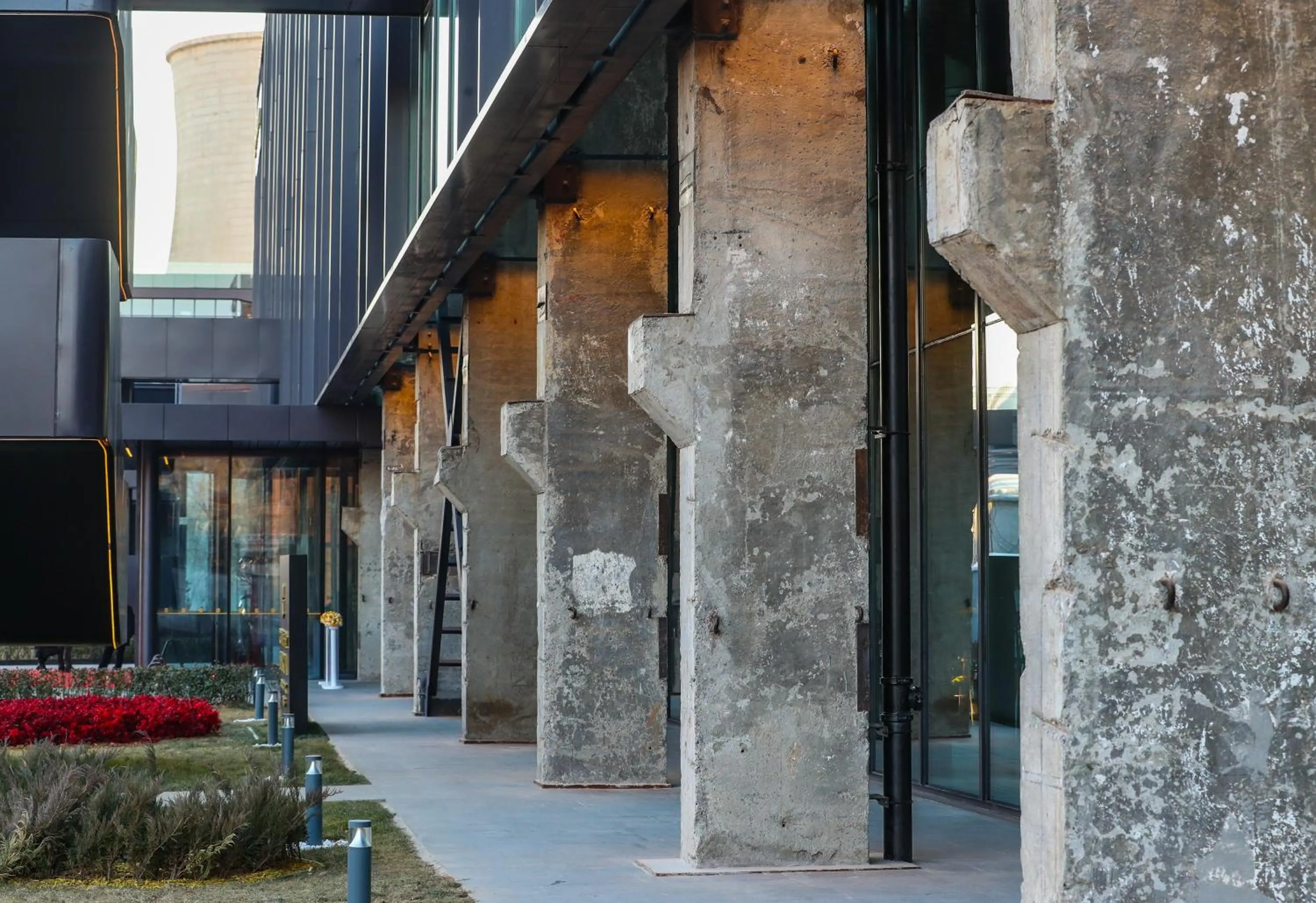 Facade/entrance in Shangri-La Shougang Park, Beijing