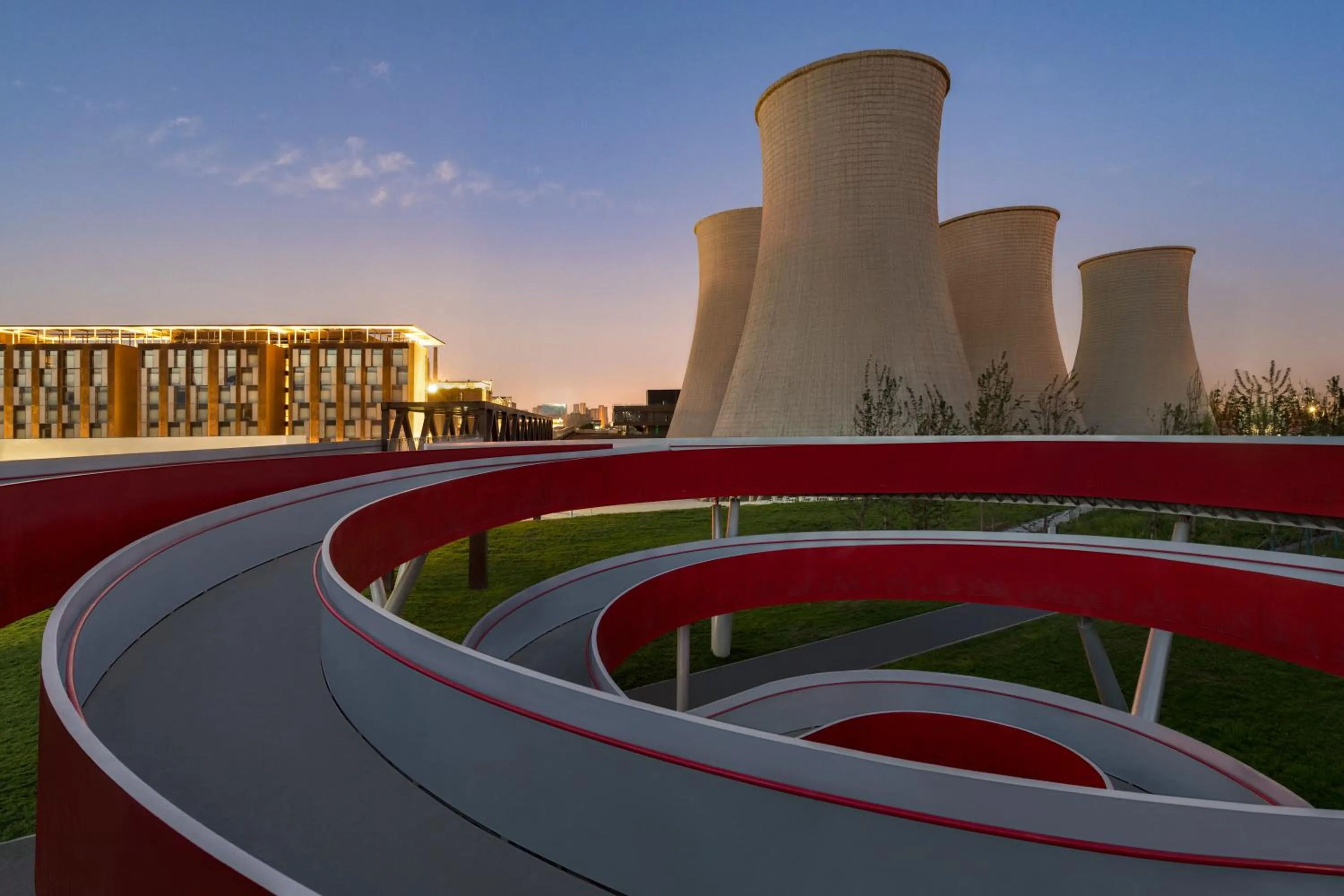 Nearby landmark in Shangri-La Shougang Park, Beijing
