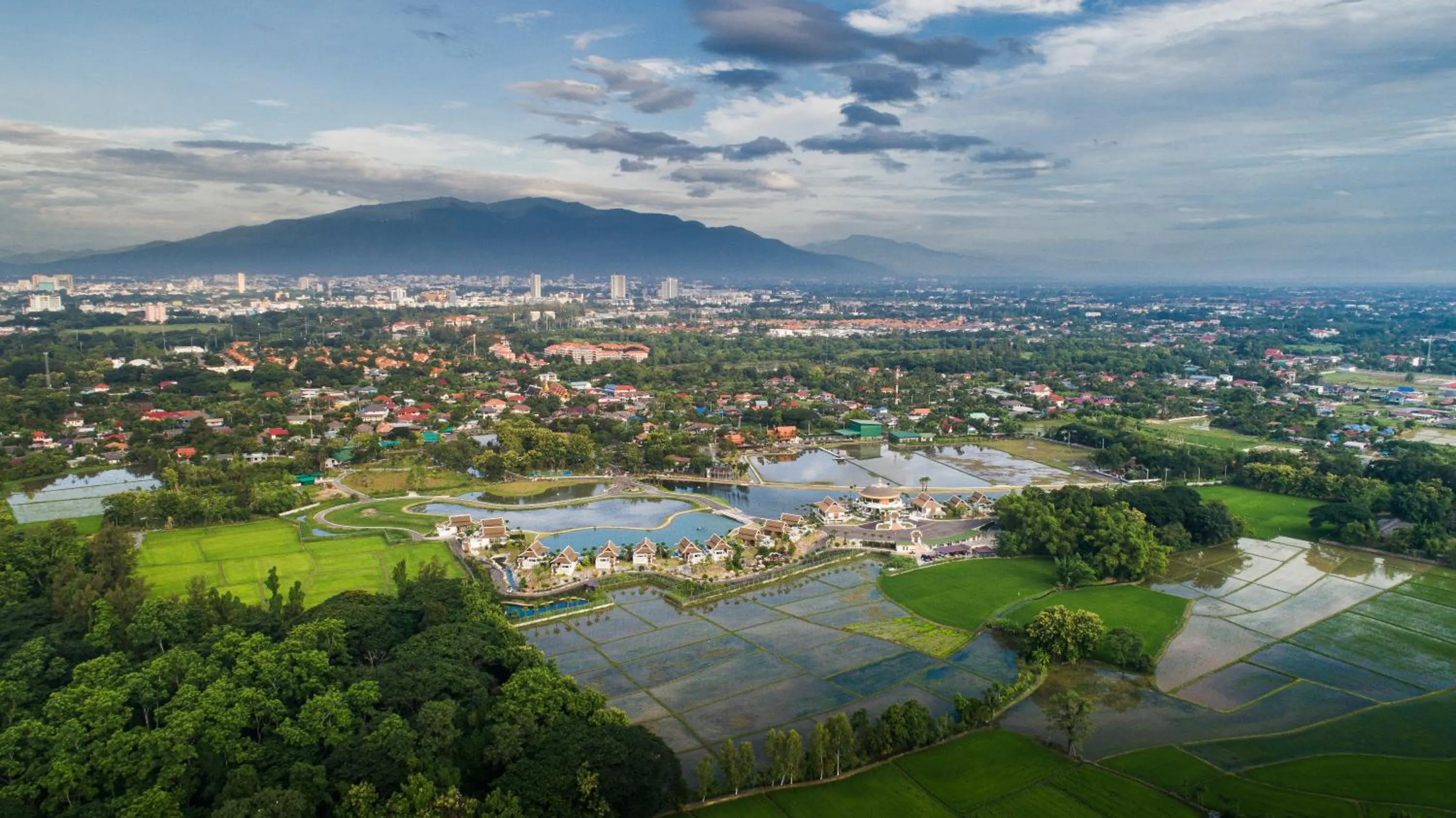 Bird's eye view in Thantara Resort Chiang Mai