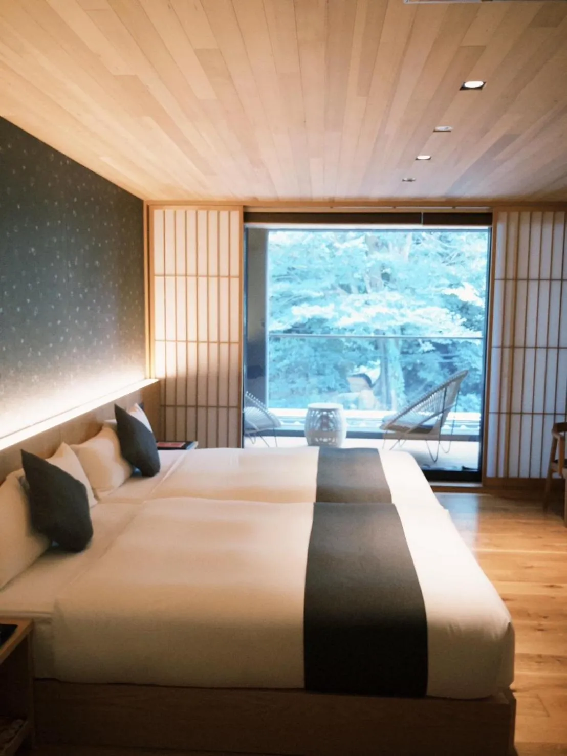 Bed in Kikokutei Bekkan