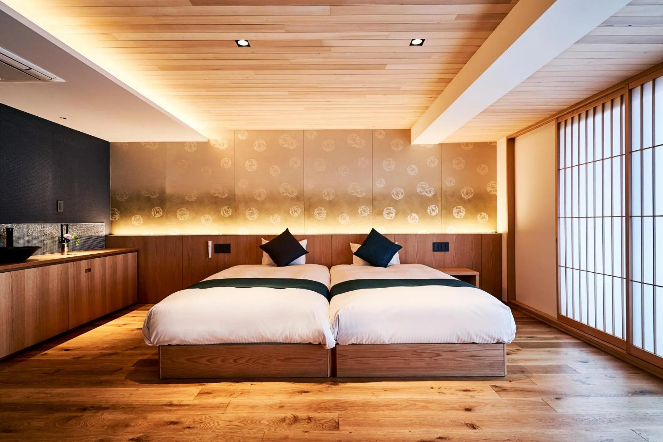 Bed in Kikokutei Bekkan