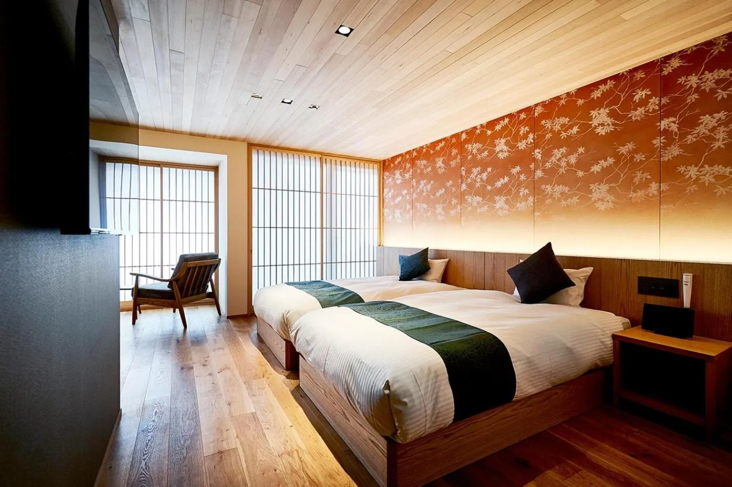 Bed in Kikokutei Bekkan