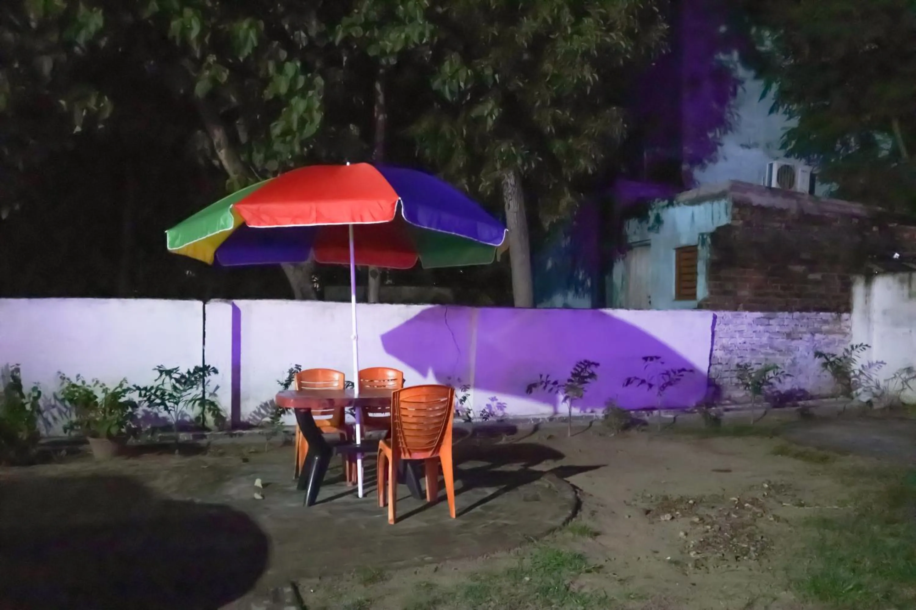 Inner courtyard view in Hotel Sahil Inn