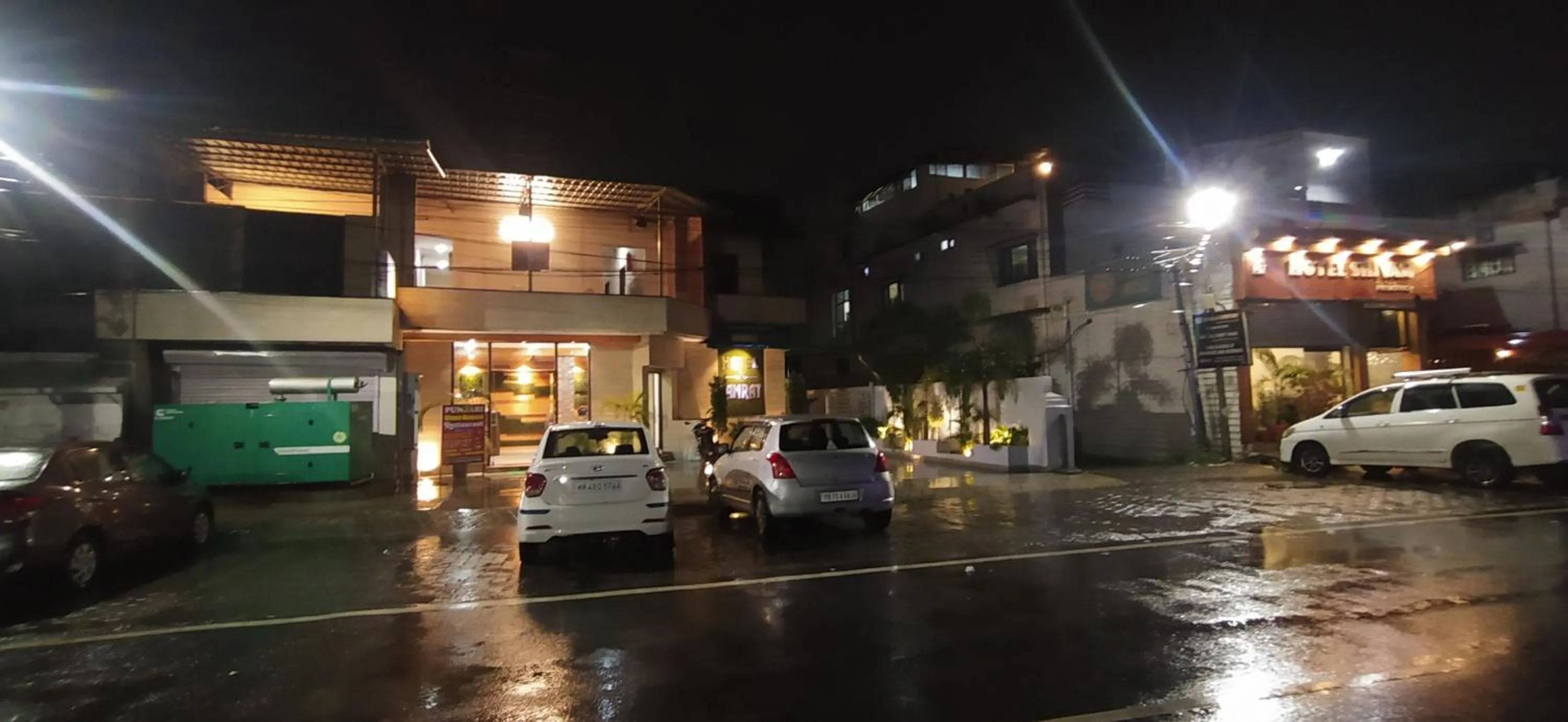 Street view in Hotel Samrat