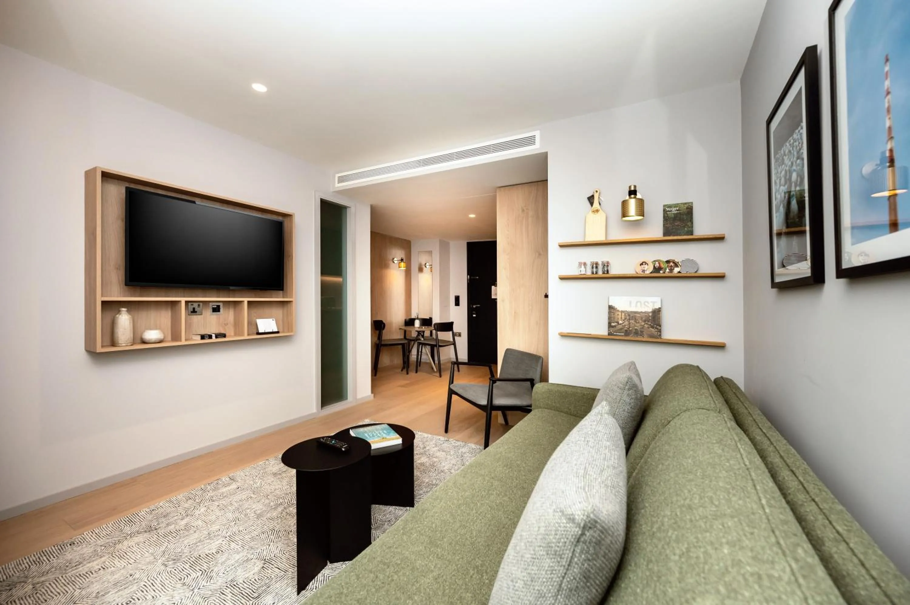 Living room in Wilde Aparthotels London Aldgate Tower Bridge