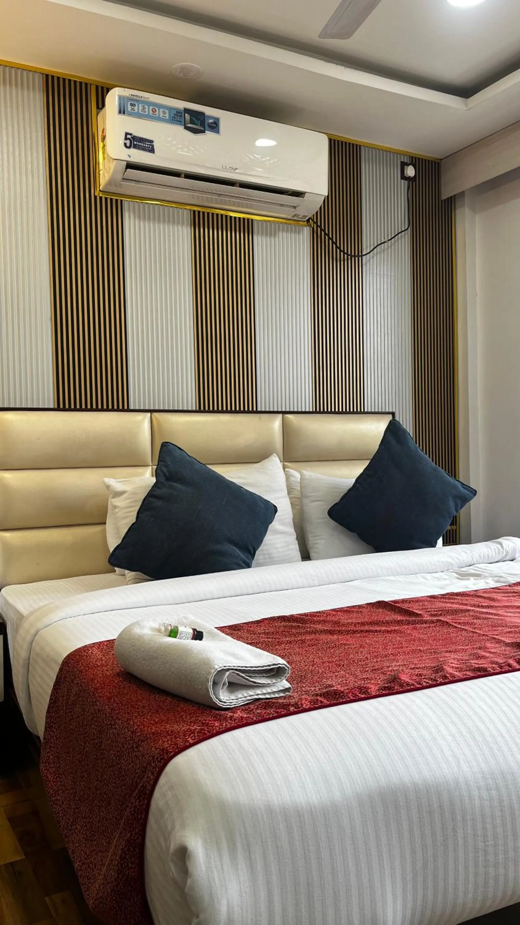 Bed in MK Hotel and Restaurant