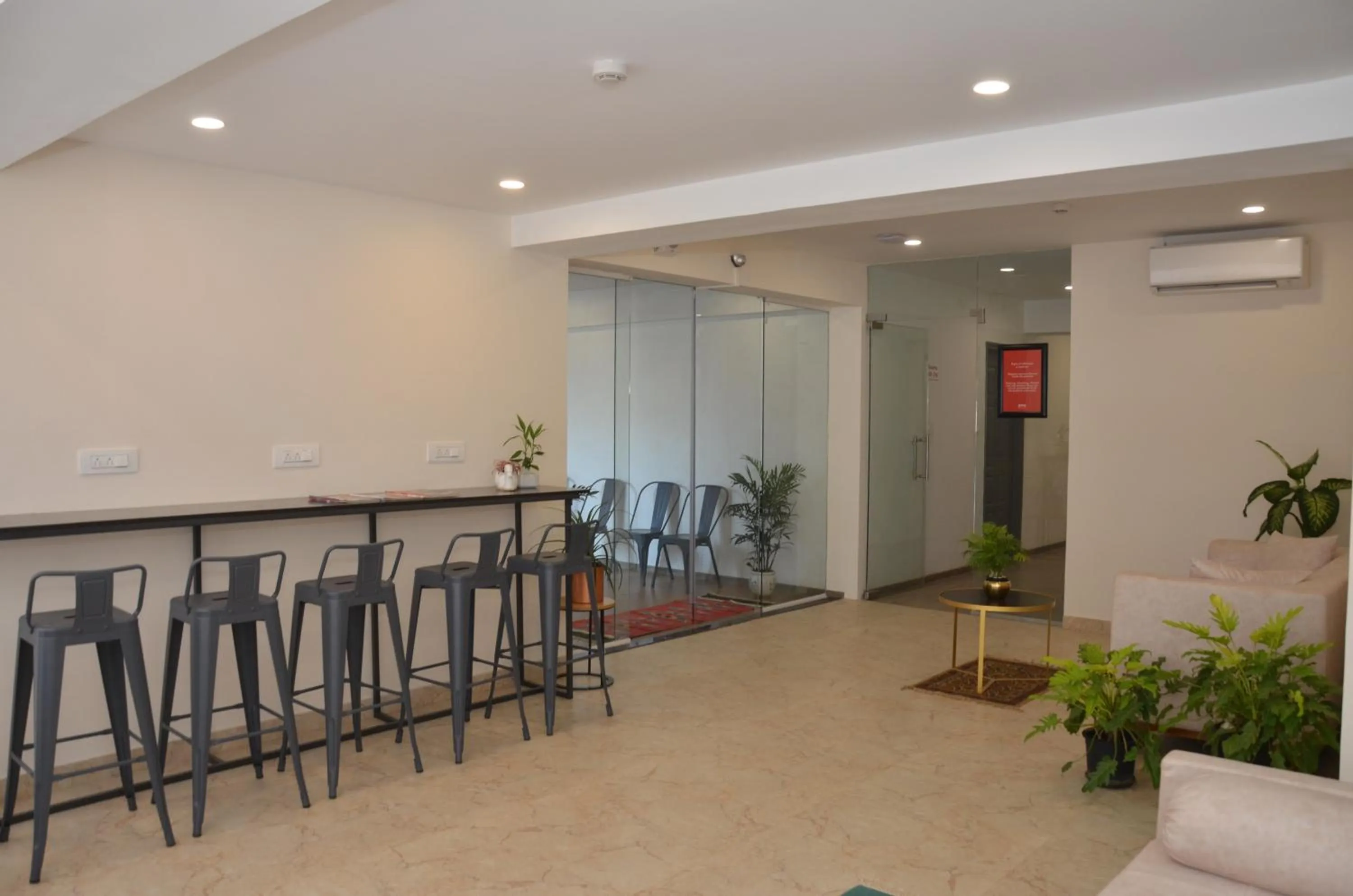 Lobby or reception in Lords Eco Inn Belagavi