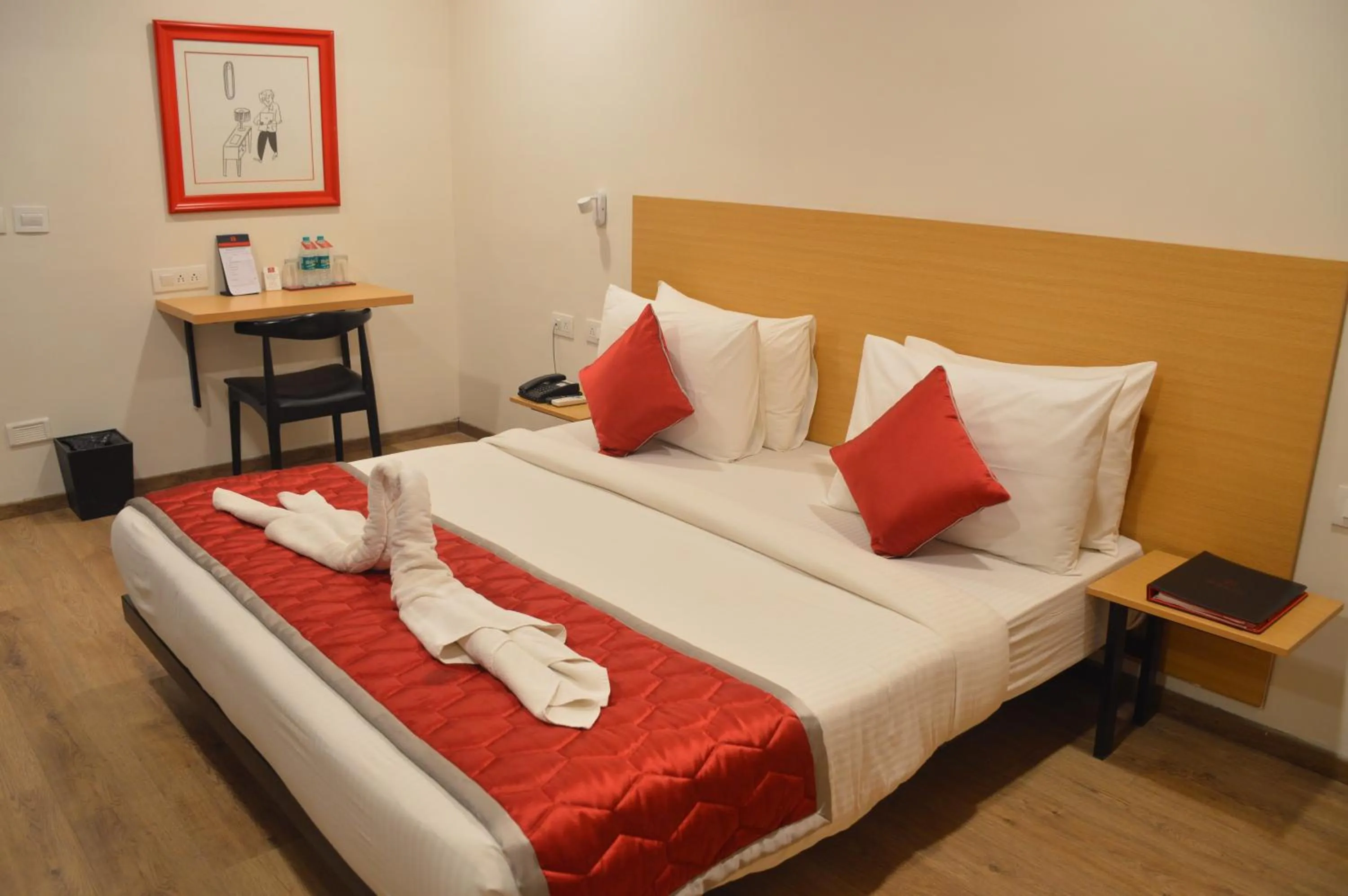 Bed in Lords Eco Inn Belagavi