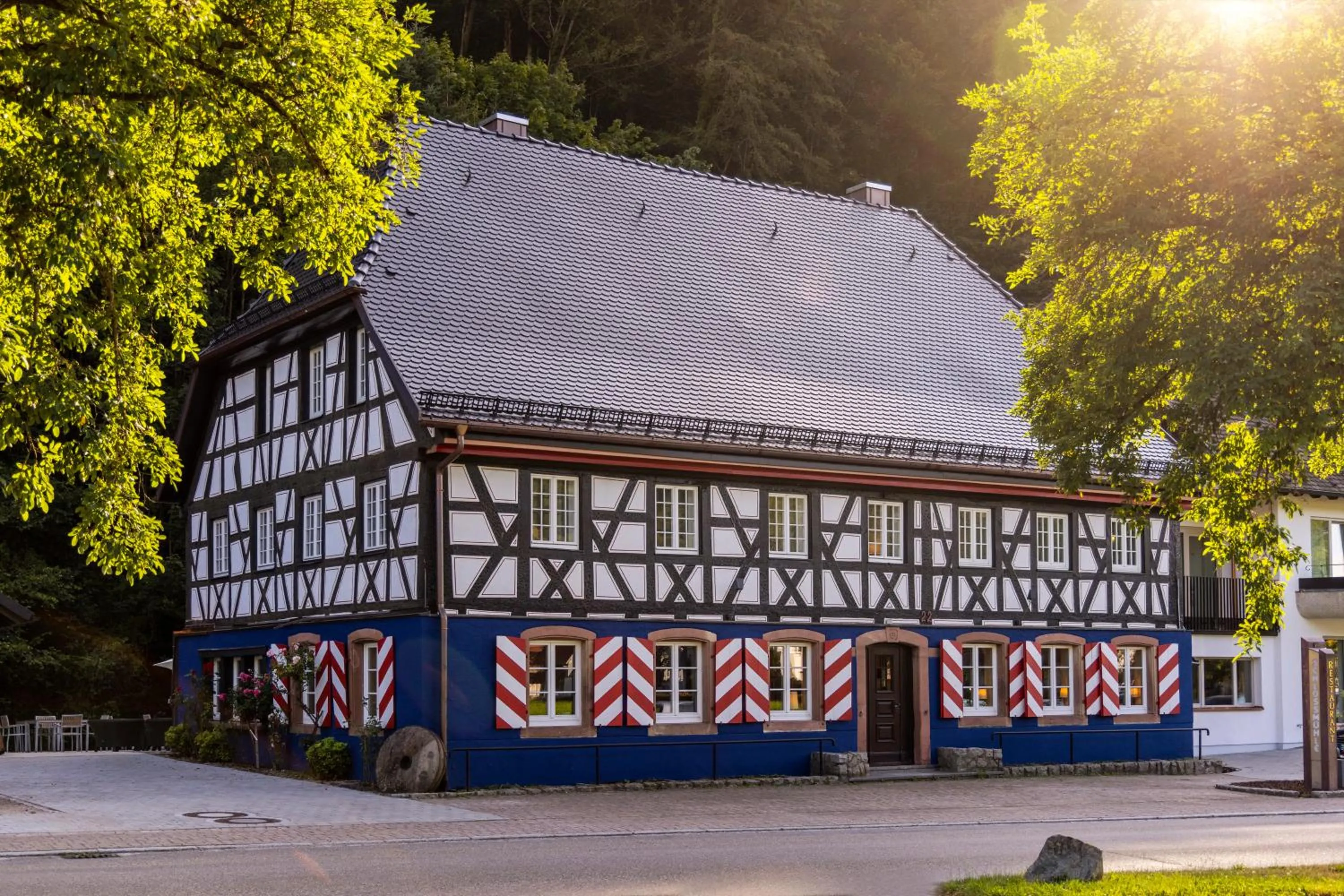 Property building in schlossmühle - lean luxury boutique hotel