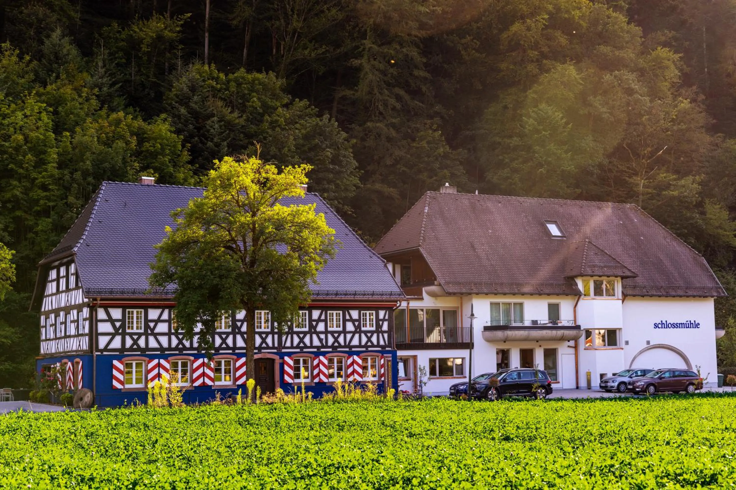 Property building in schlossmühle - lean luxury boutique hotel