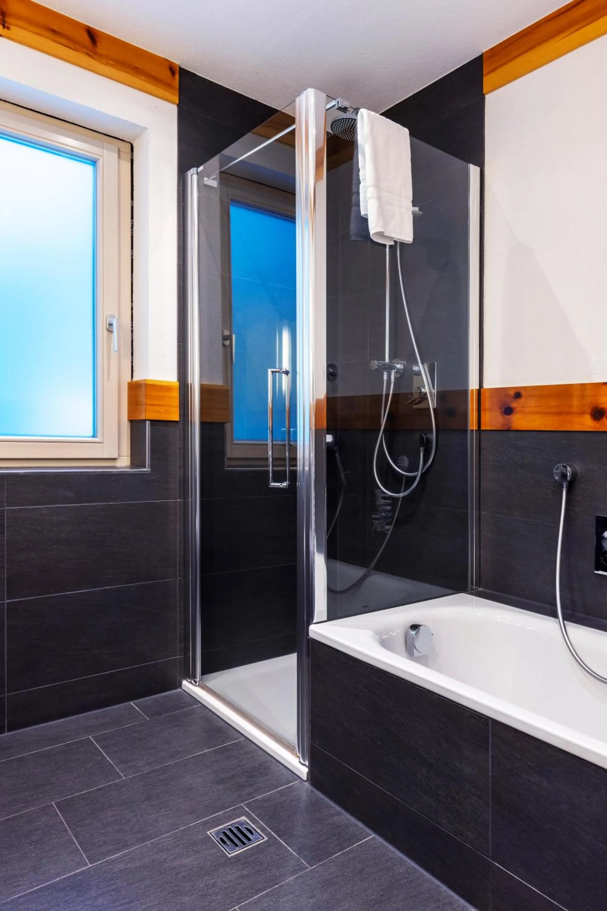 Bathroom in schlossmühle - lean luxury boutique hotel