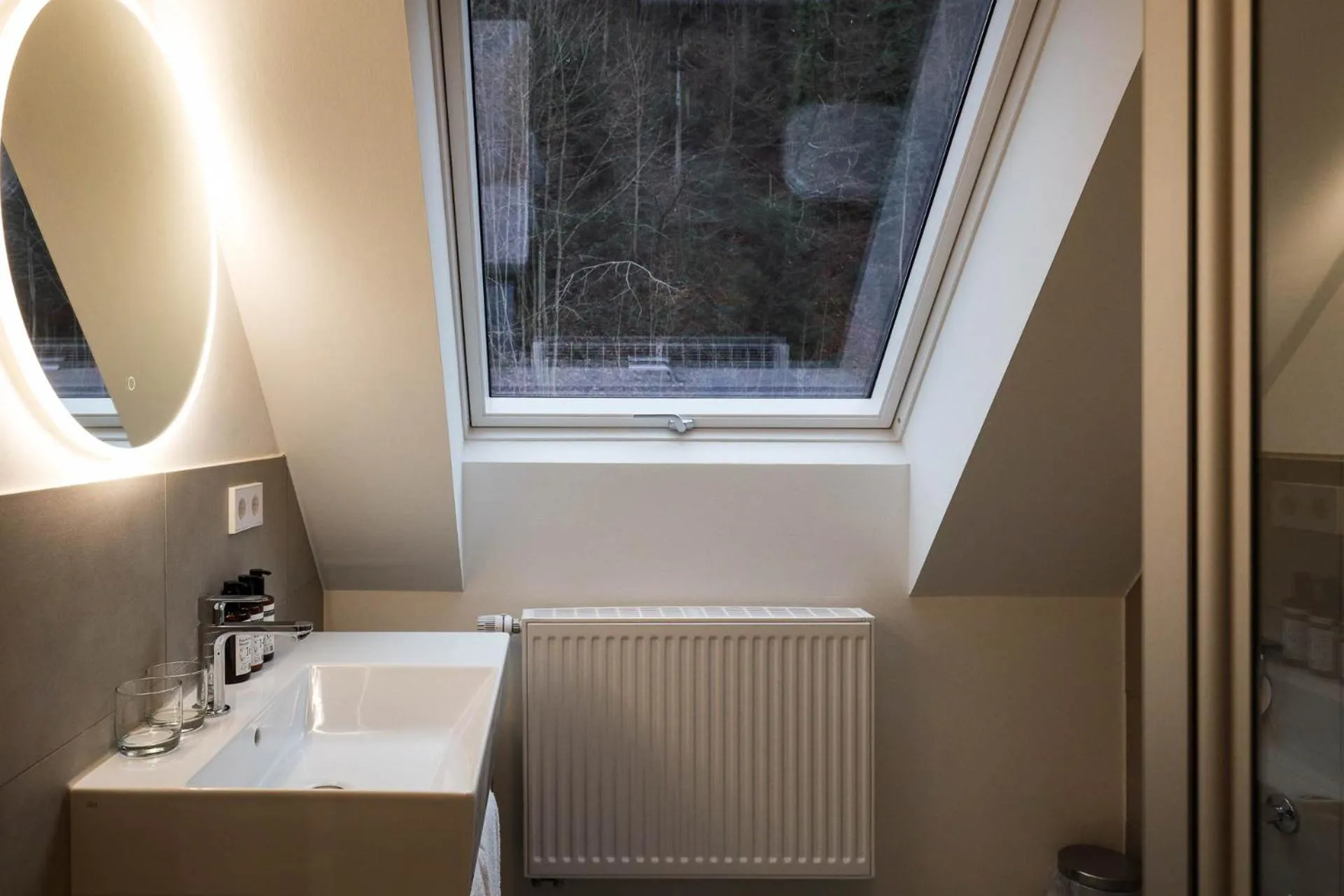 Bathroom in schlossmühle - lean luxury boutique hotel