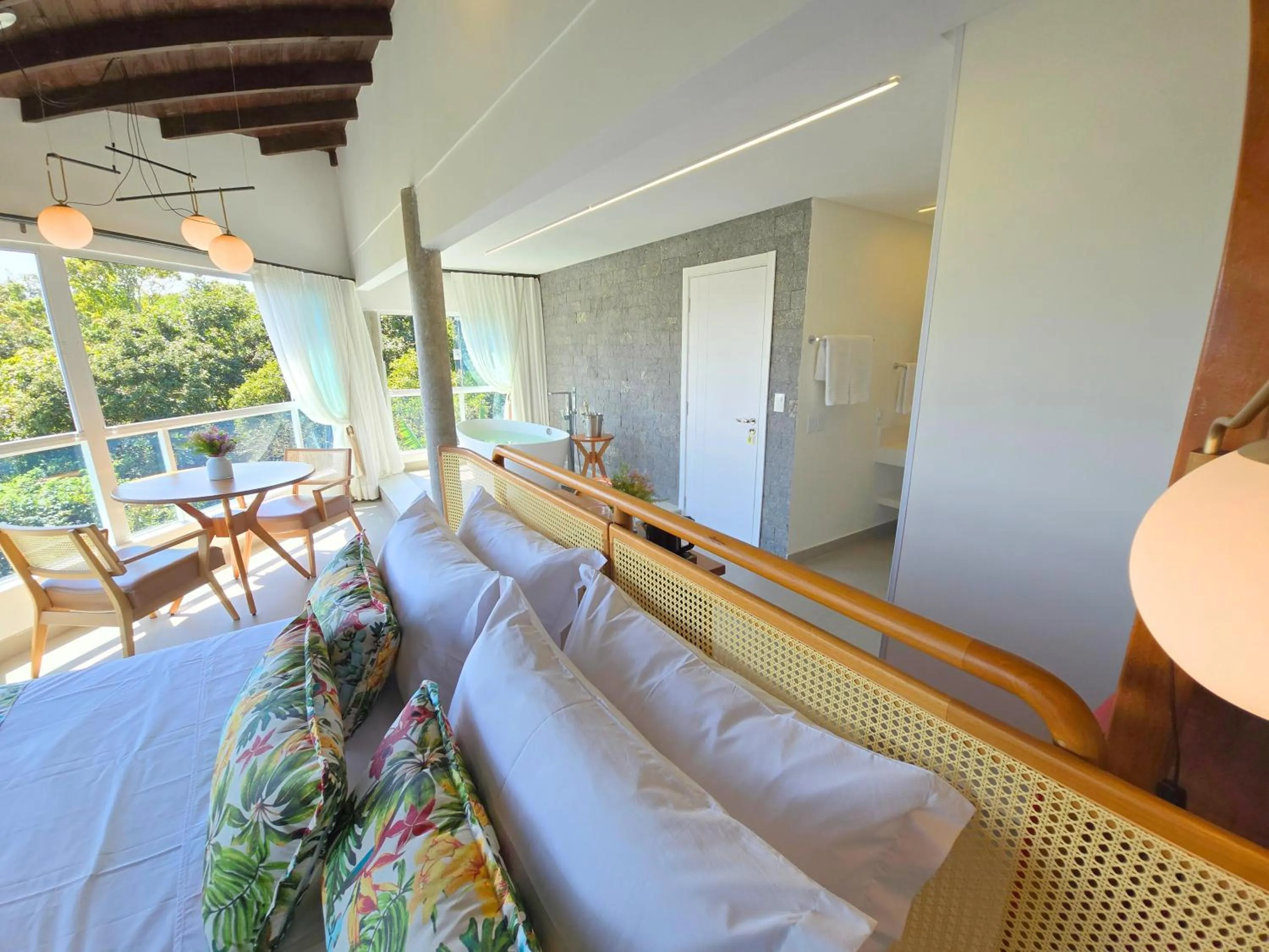 Bed in Refúgio da Lagoinha - Centro de Bombinhas