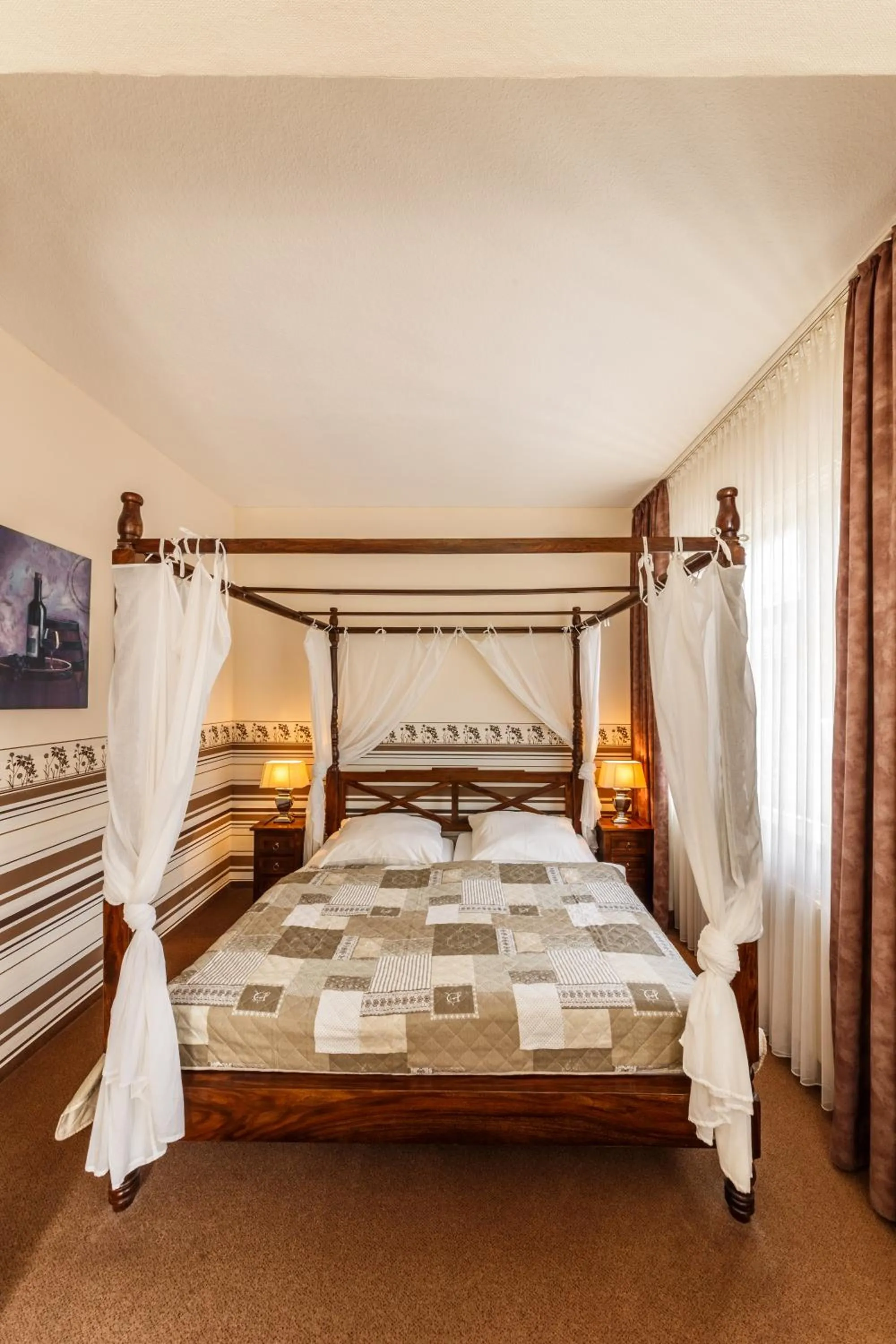 Bed in City Hotel Stolberg