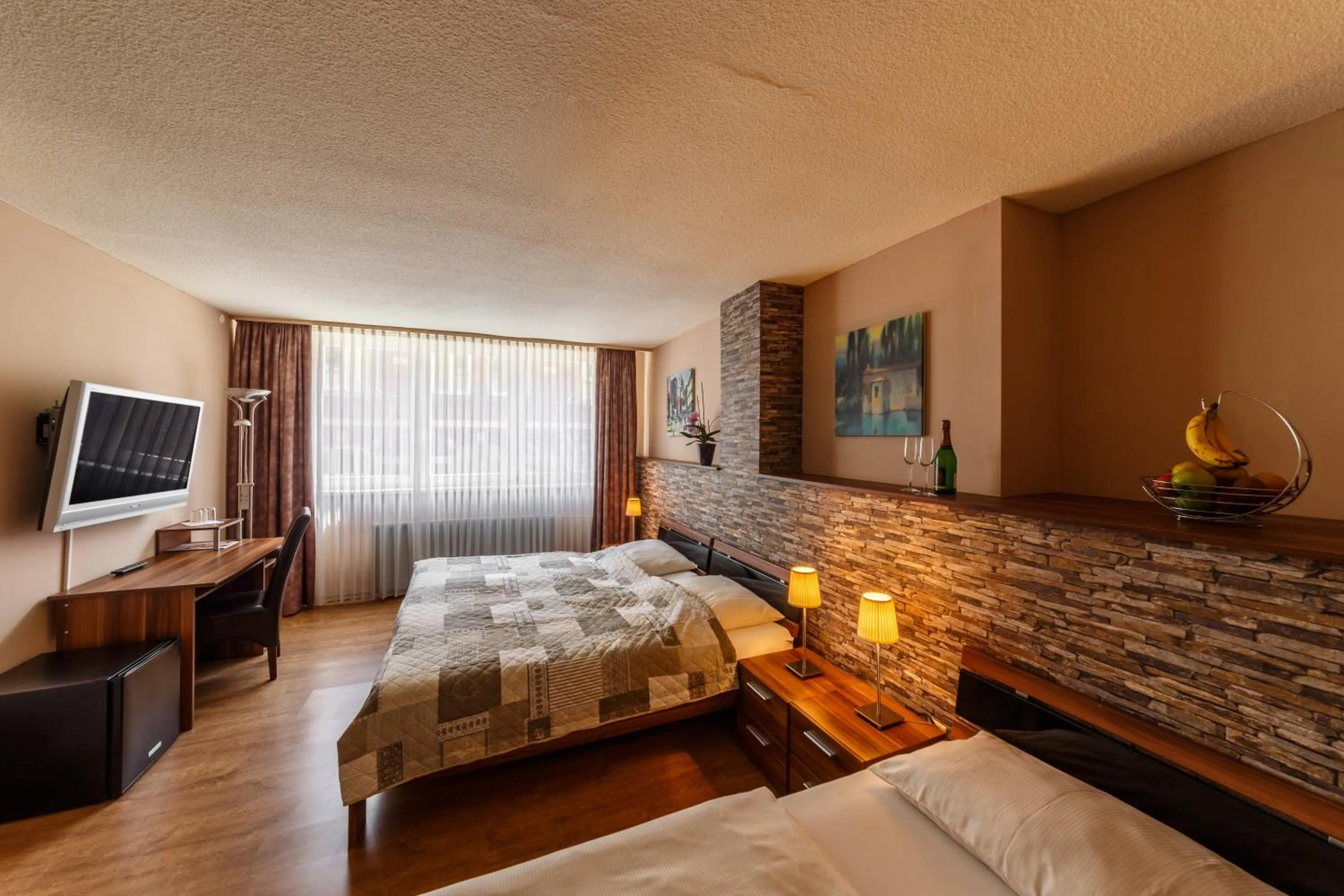 Bed in City Hotel Stolberg