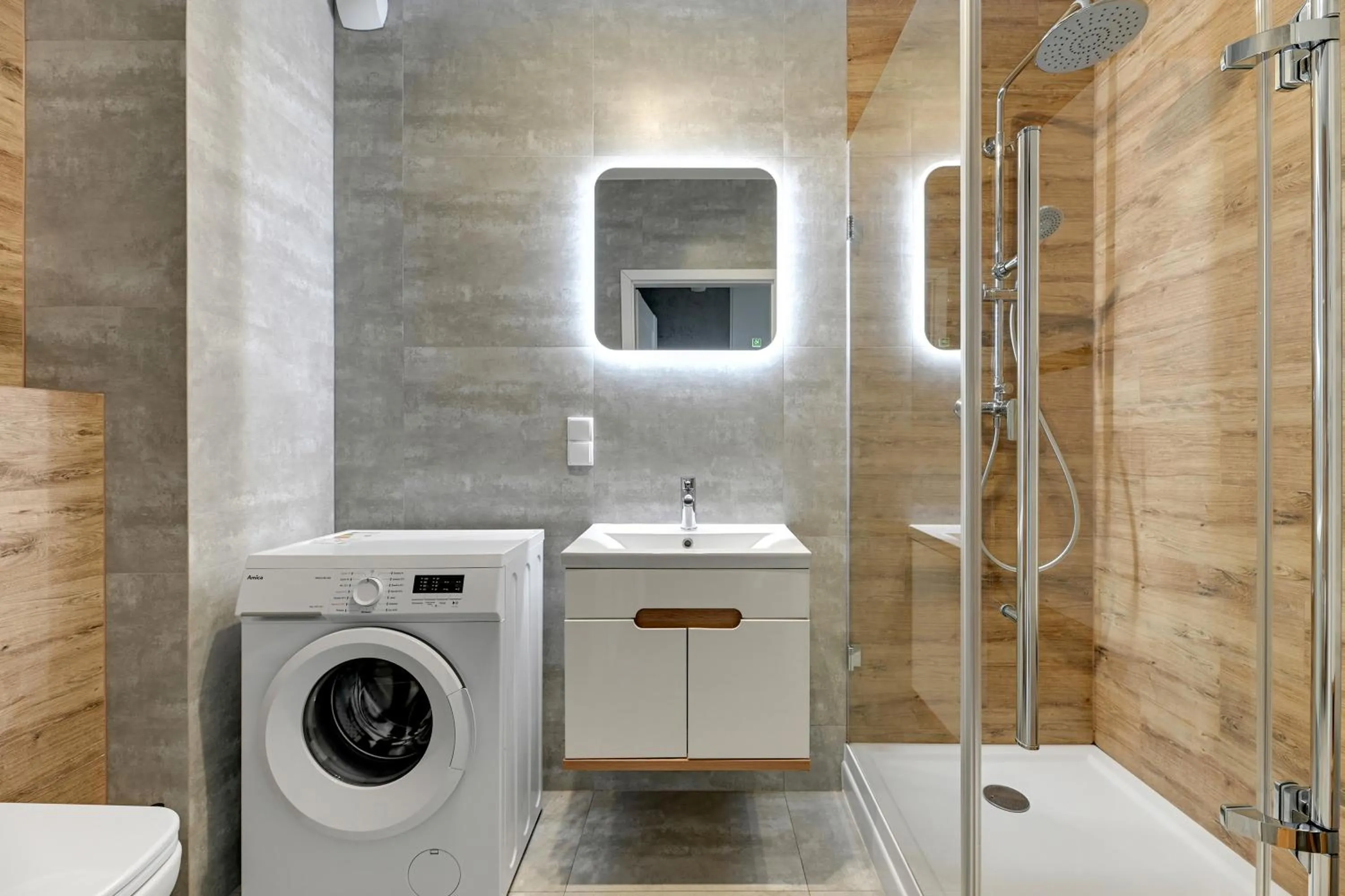 Shower in RentPlanet - Apartamenty Chlebova