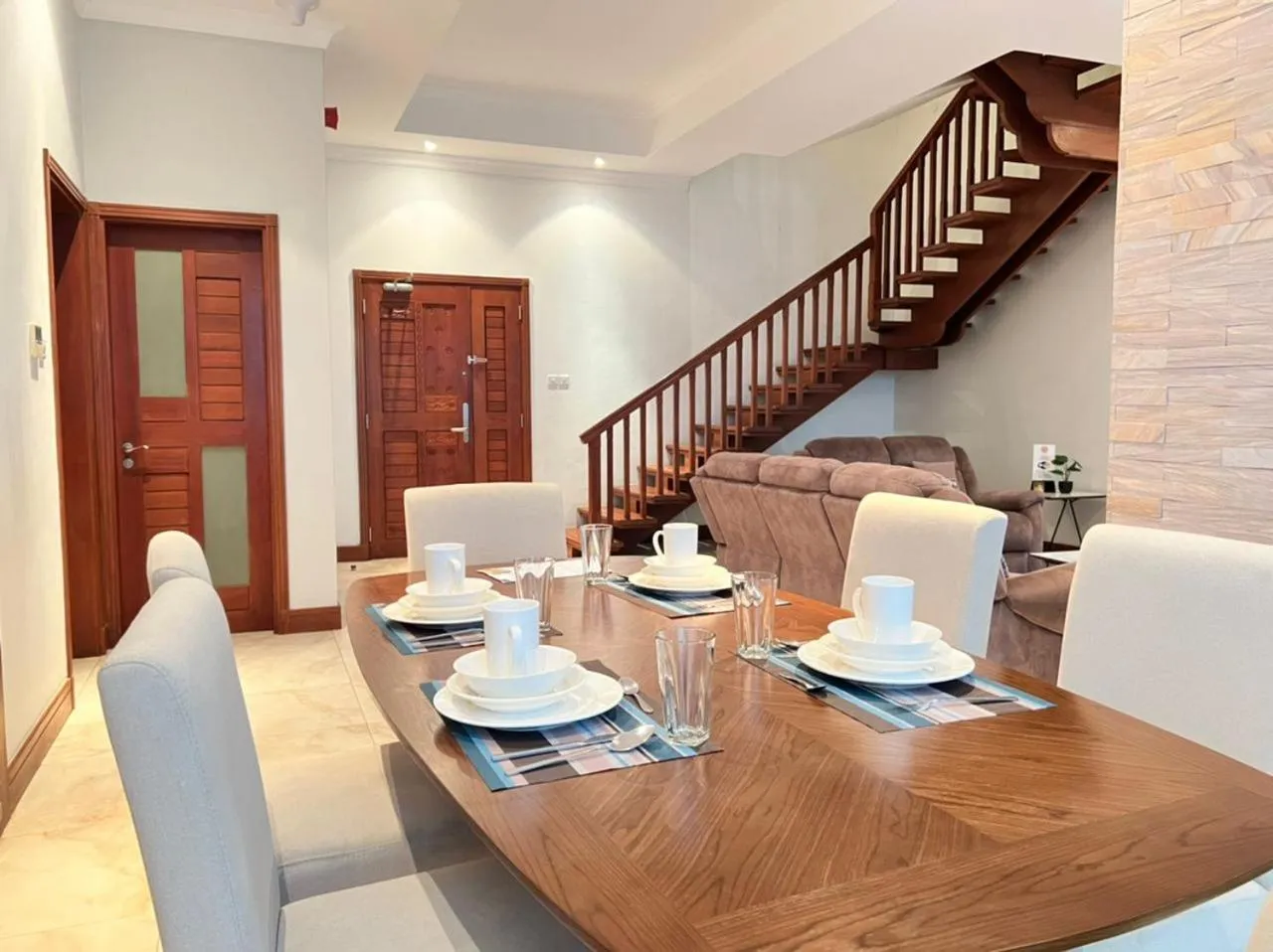 Seating area in Fairview Luxury Apartments