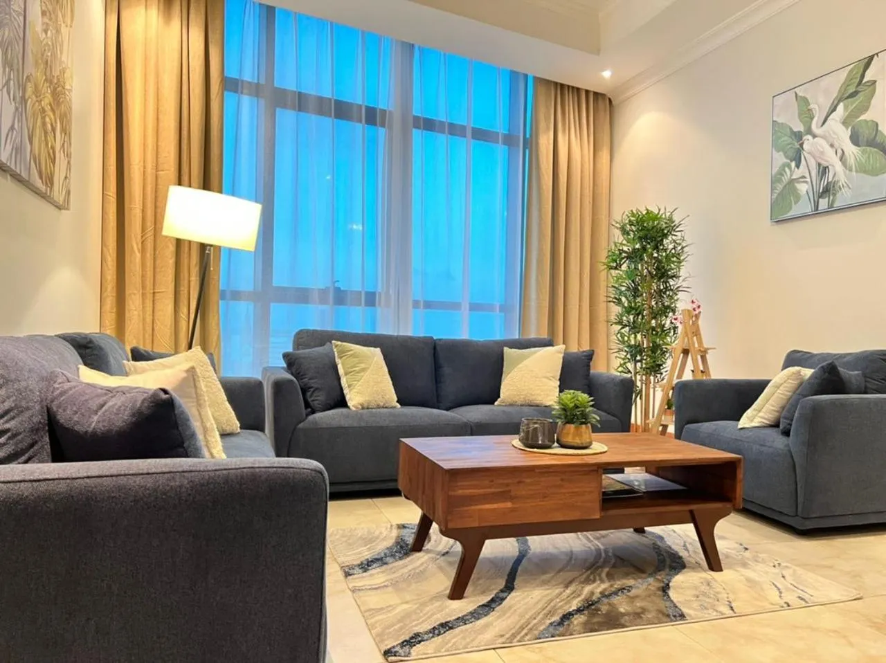 Living room in Fairview Luxury Apartments