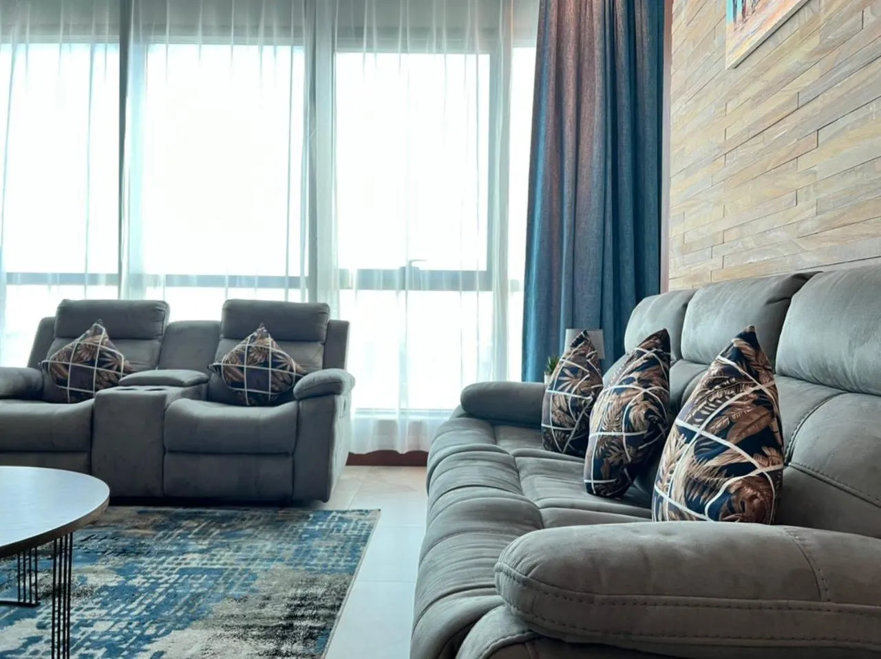 Living room in Fairview Luxury Apartments