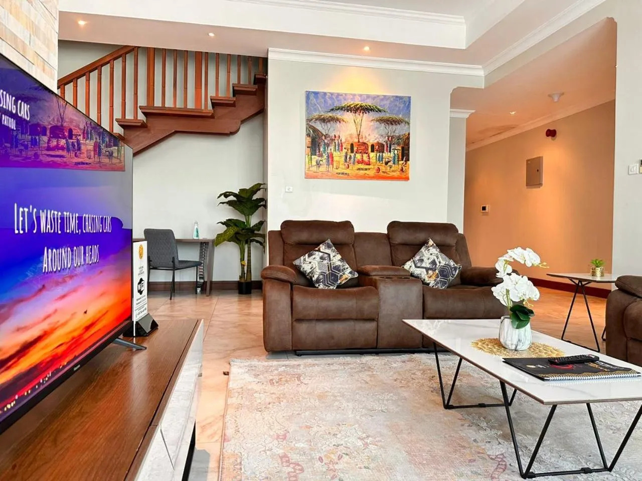 TV and multimedia in Fairview Luxury Apartments