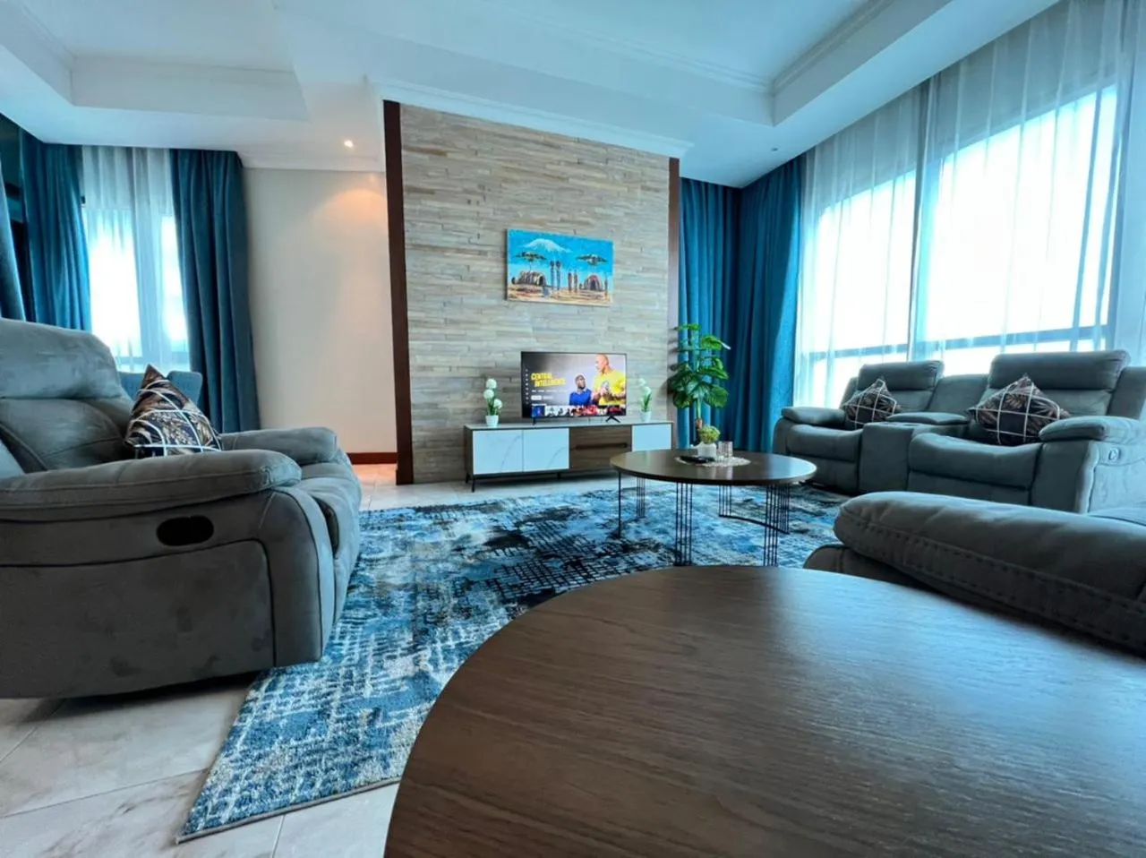 Living room in Fairview Luxury Apartments