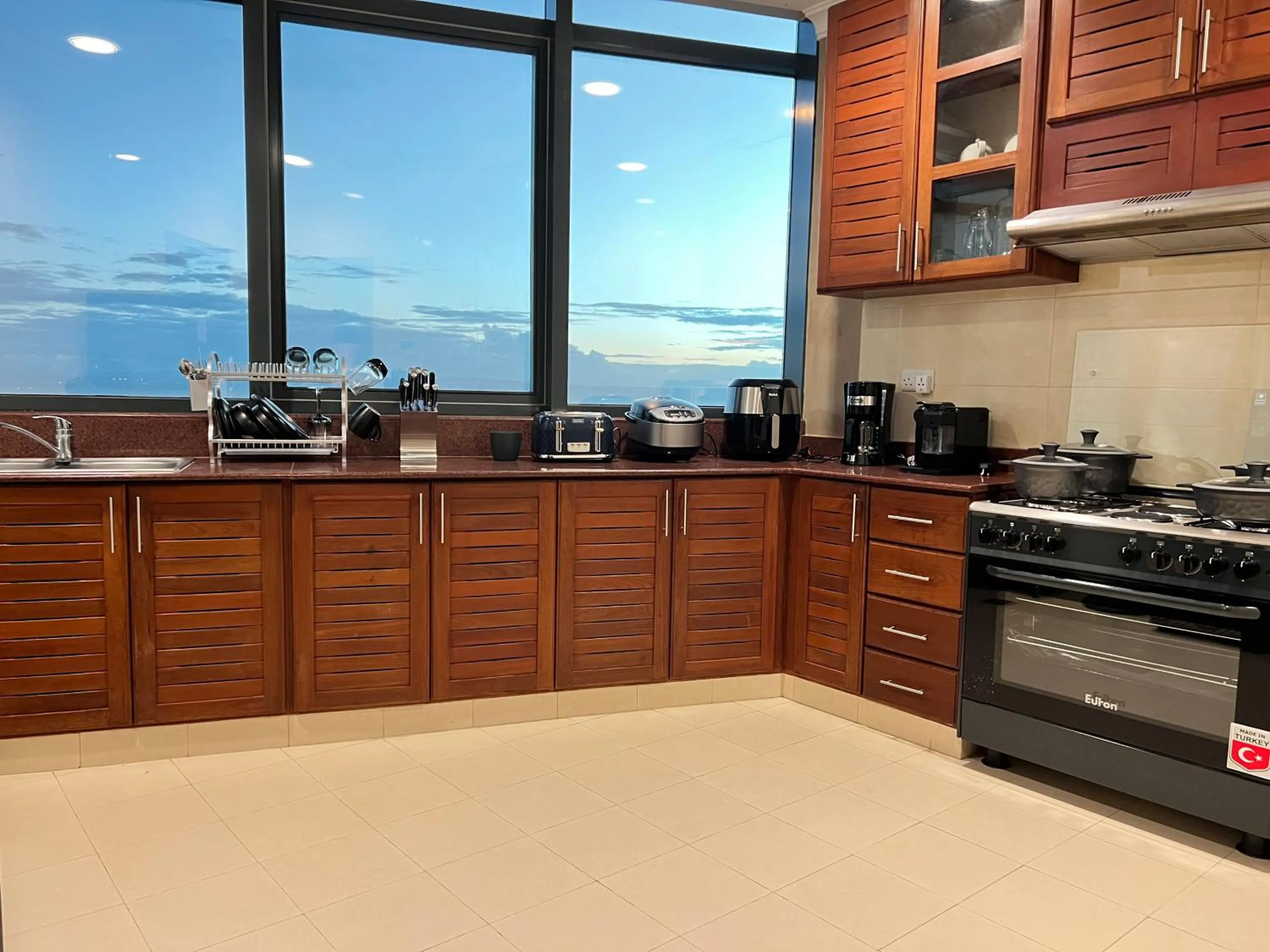 Kitchen or kitchenette in Fairview Luxury Apartments