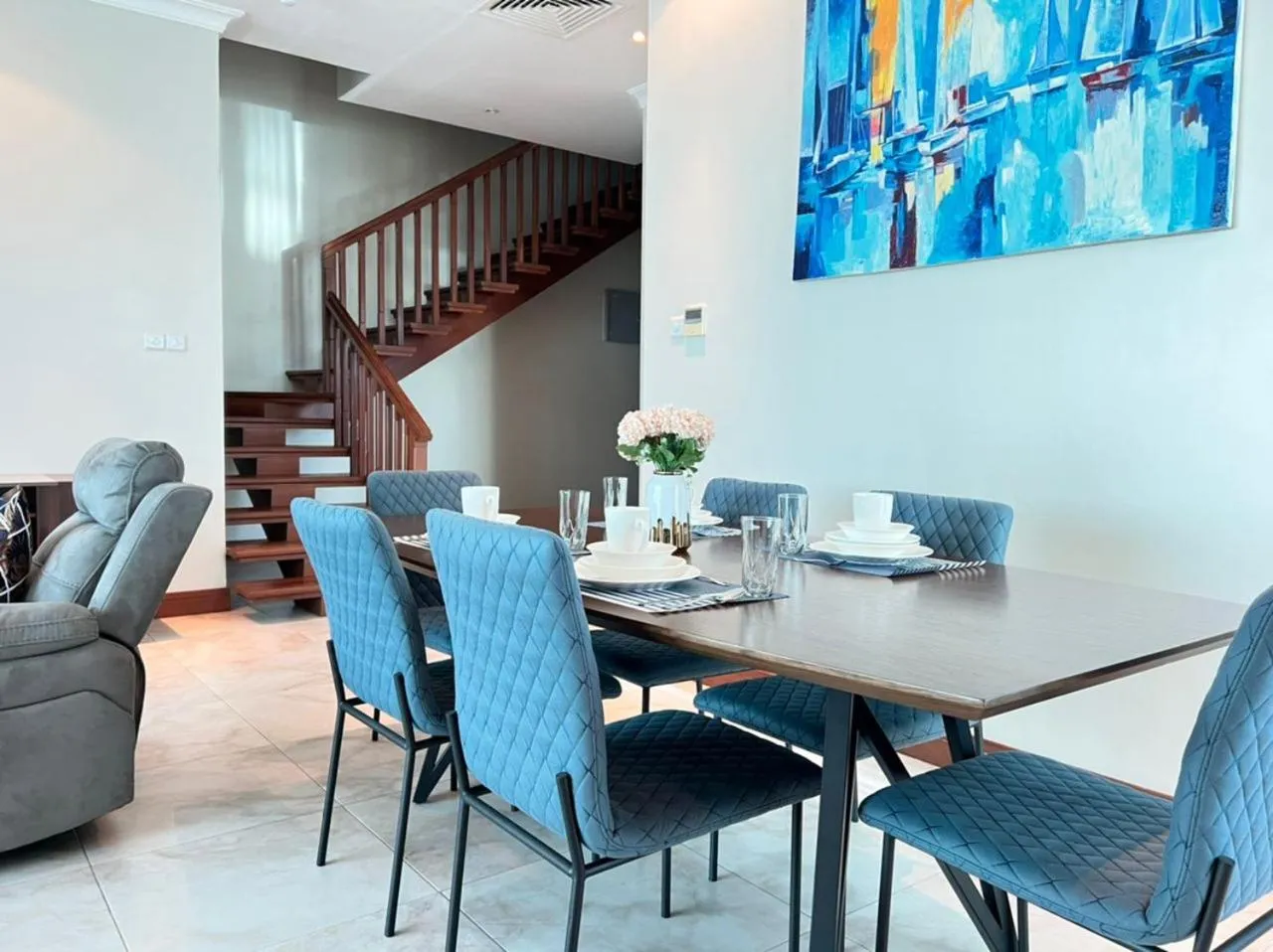 Dining area in Fairview Luxury Apartments