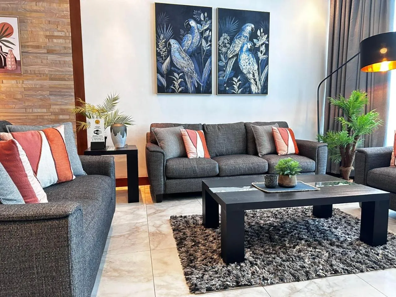 Living room in Fairview Luxury Apartments