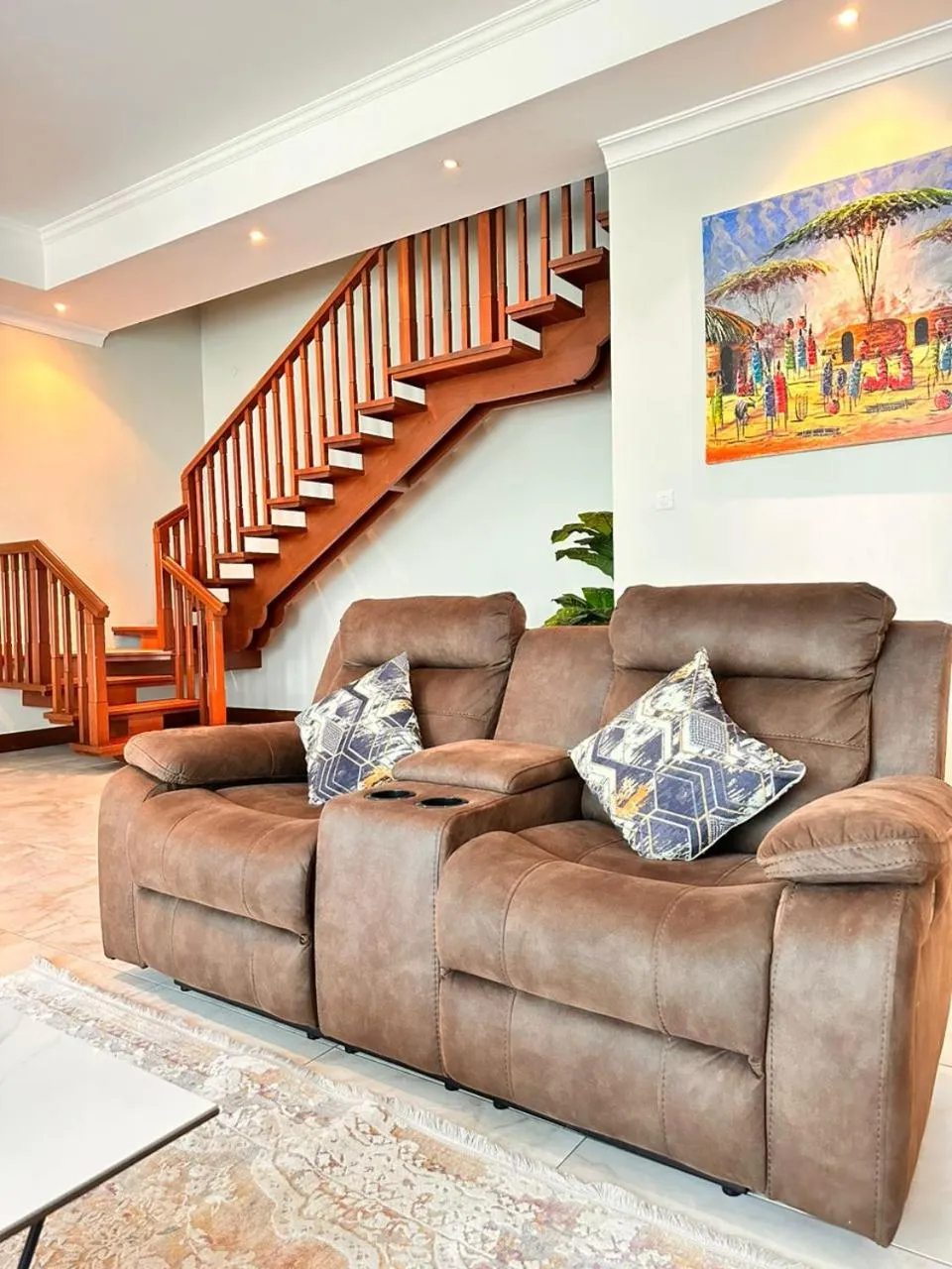 Living room in Fairview Luxury Apartments