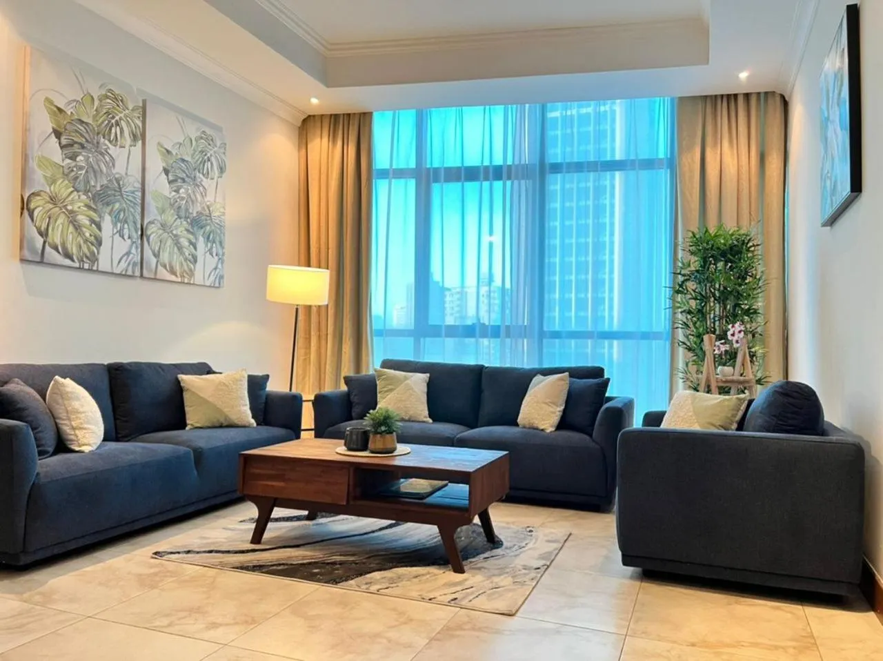 Living room in Fairview Luxury Apartments