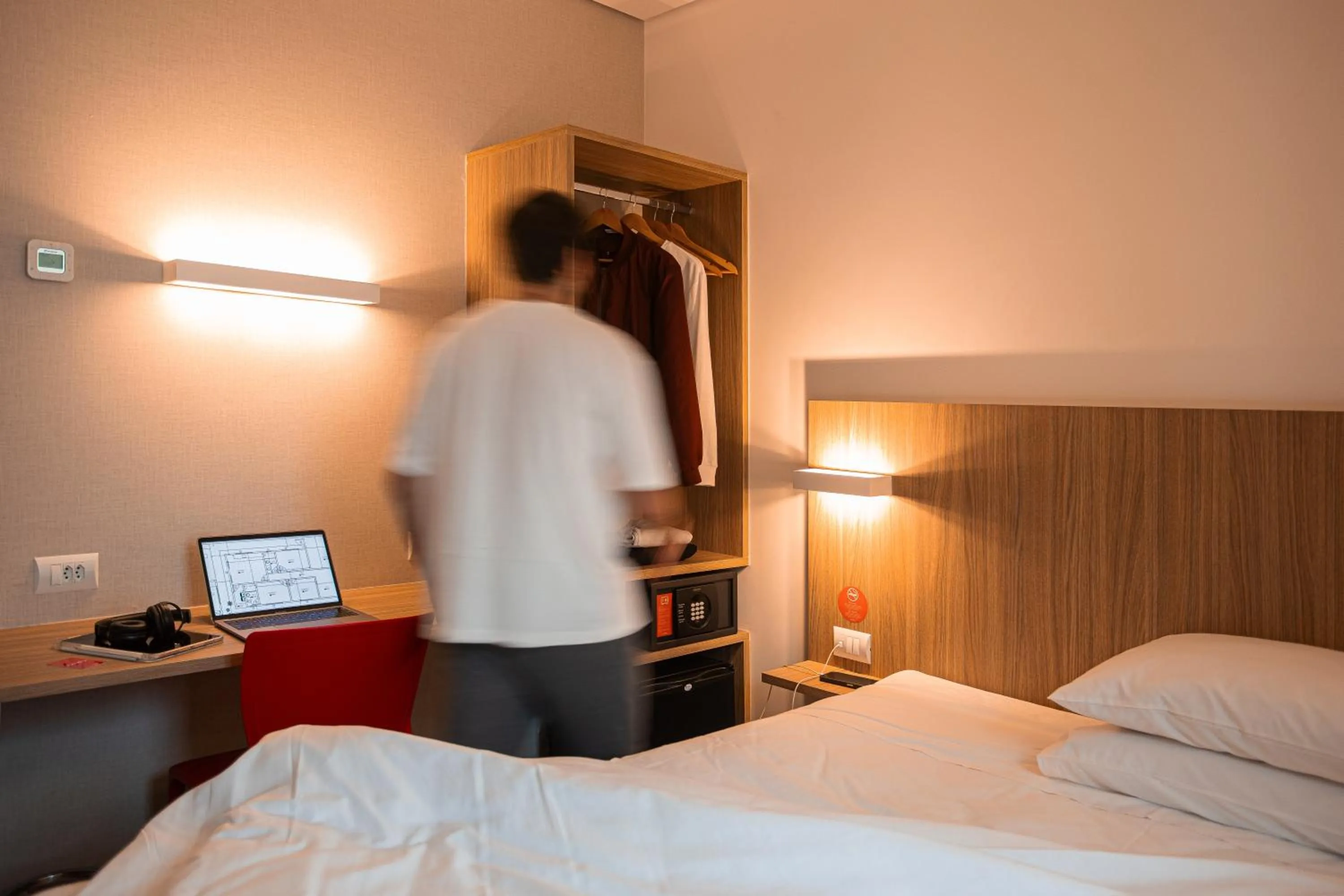 Bed in Hotel Moov Porto Alegre