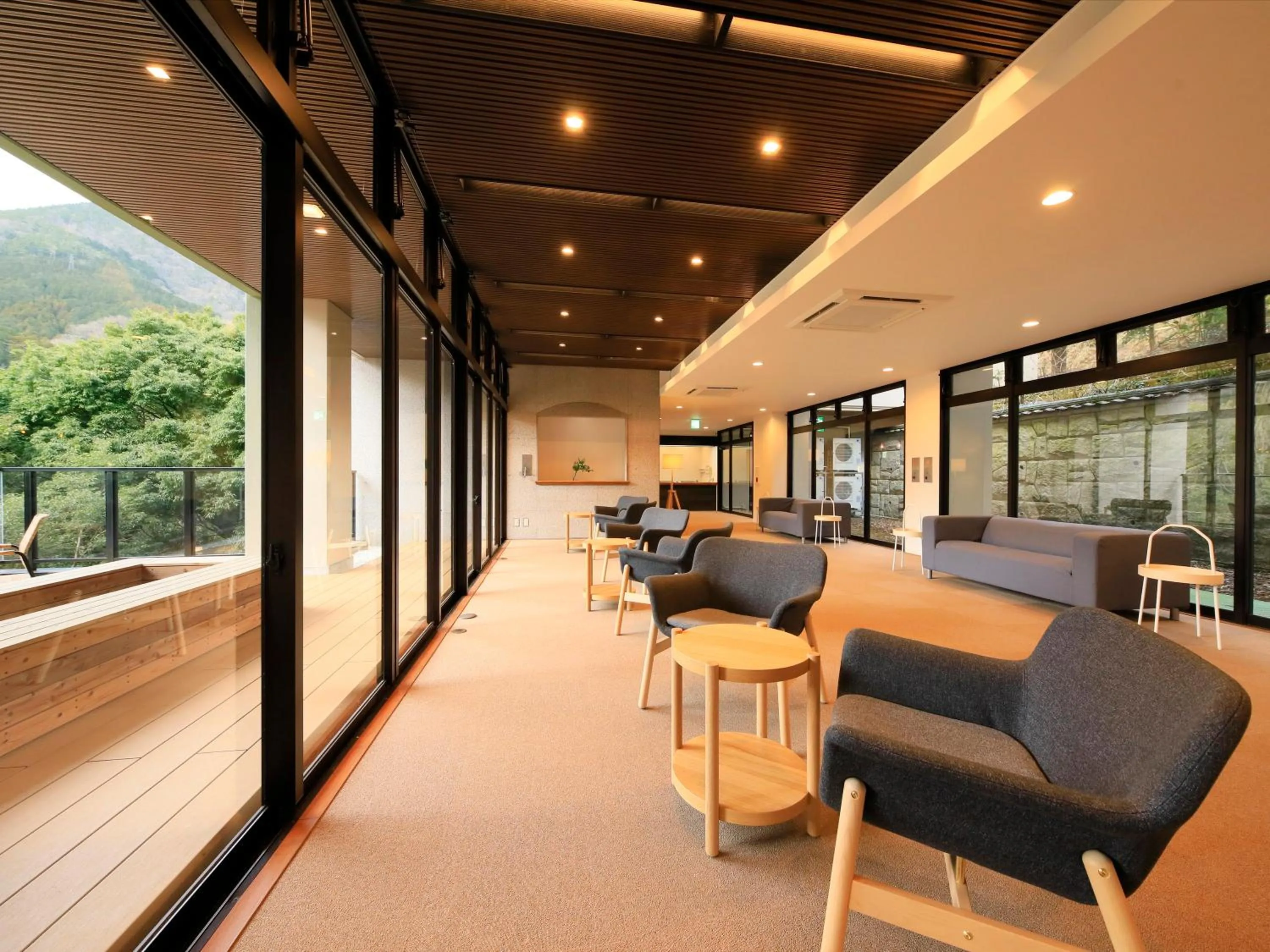Lobby or reception in Hot Spring Inn Hakone Suisen